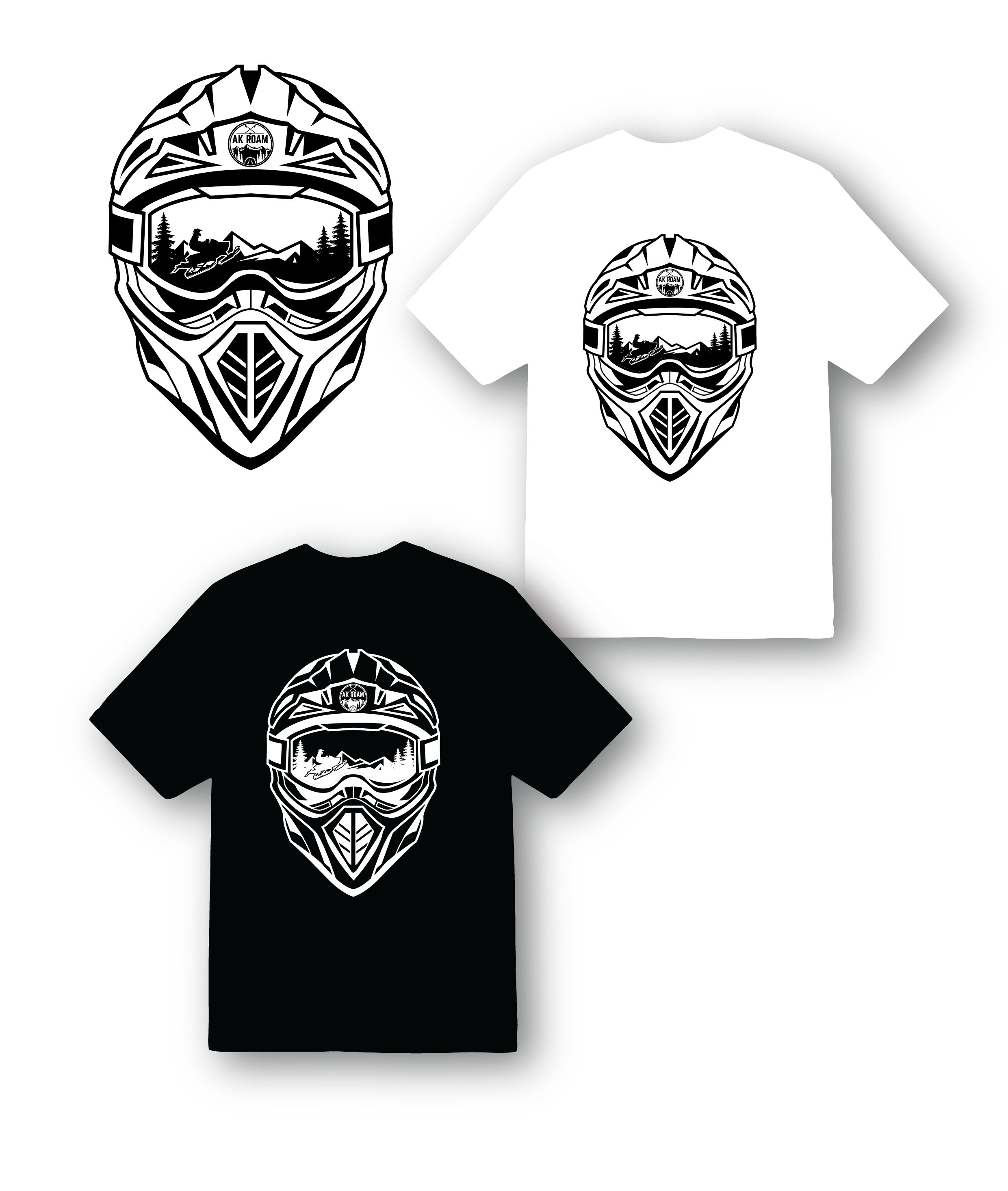 T-Shirt-Design von dskyvbc für AK ROAM | Design #36120435