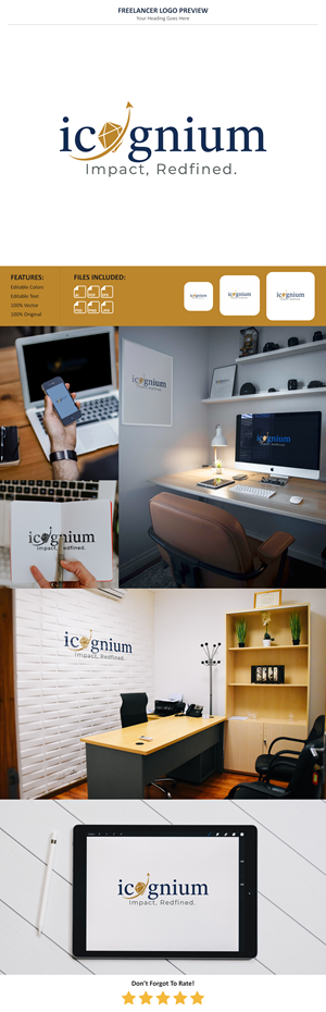 Logo Design by VectorForge for icognium Private Company | Design: #36130042