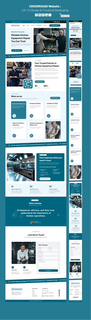 Web Design by MEK.X.Studio for this project | Design: #36148404