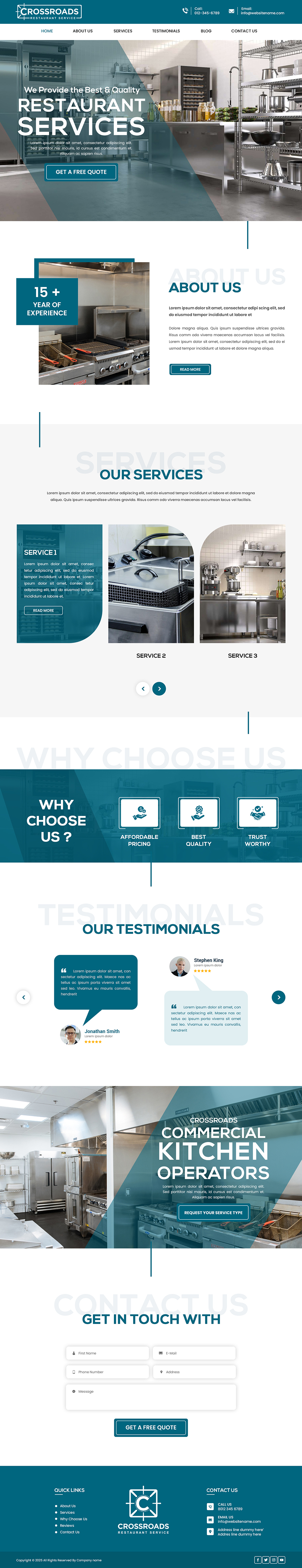 Web Design by Creations Box 2015 for this project | Design #36138176