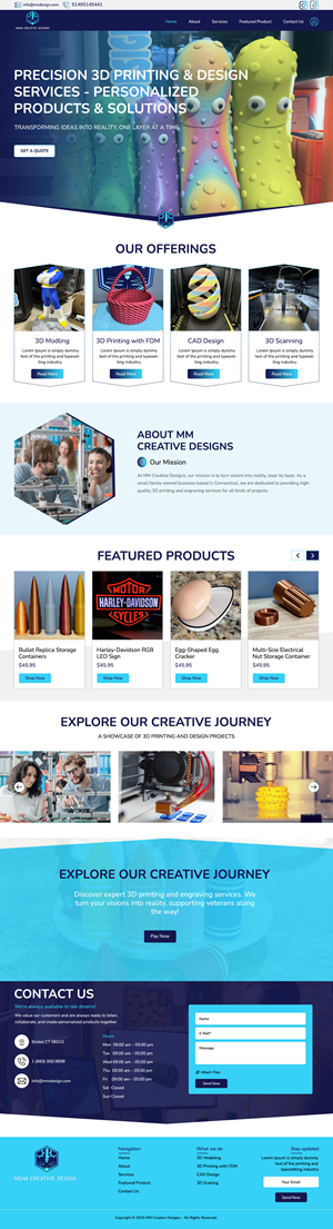 Web Design by Hukam Solanki for this project | Design #36176764