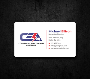 Business Card Design by Expert Bappy for GOLD COAST CITY ELECTRICAL | Design: #36121434