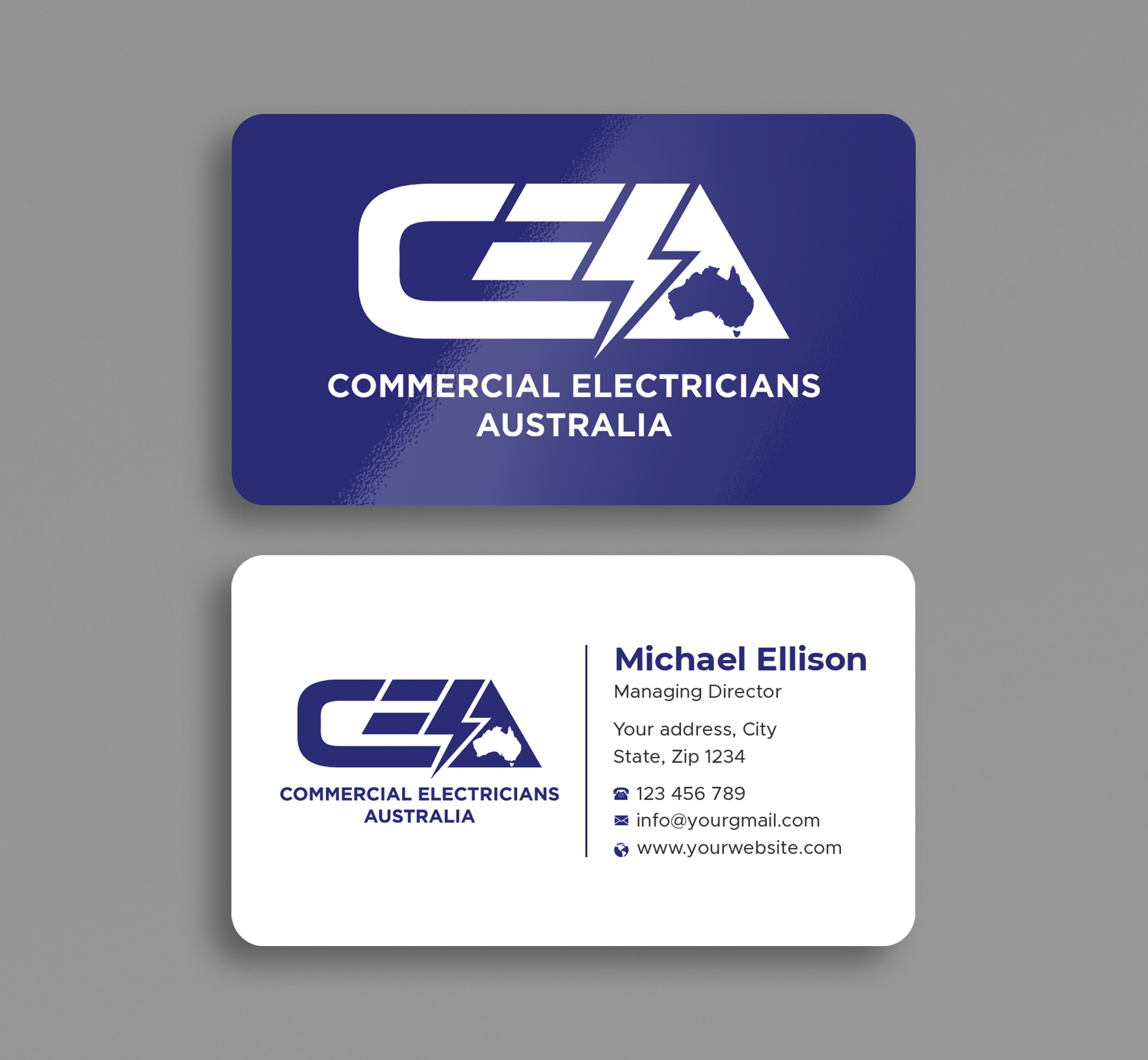 Diseño de Tarjeta de Presentación por Expert Bappy para GOLD COAST CITY ELECTRICAL | Diseño #36121539