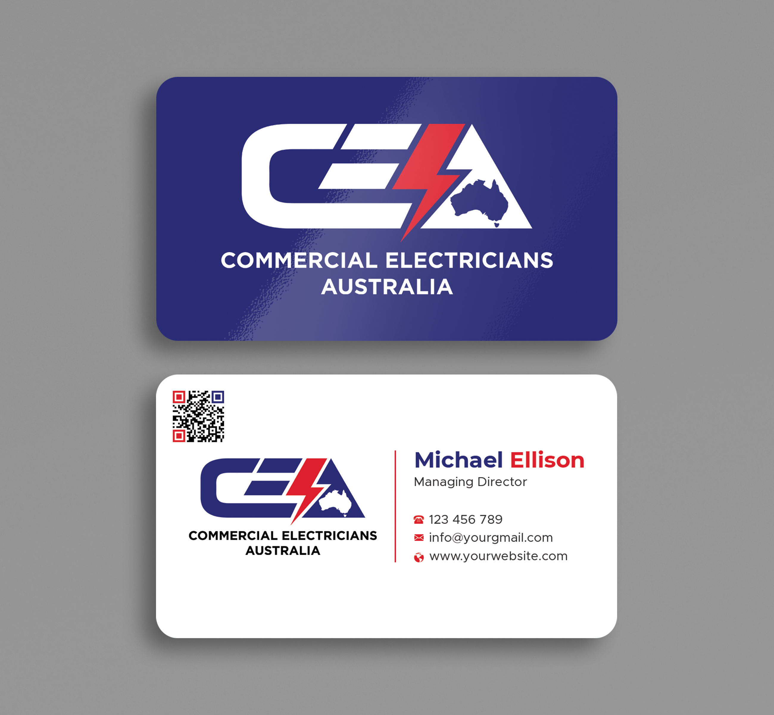 Business Card Design by Expert Bappy for GOLD COAST CITY ELECTRICAL | Design #36121895