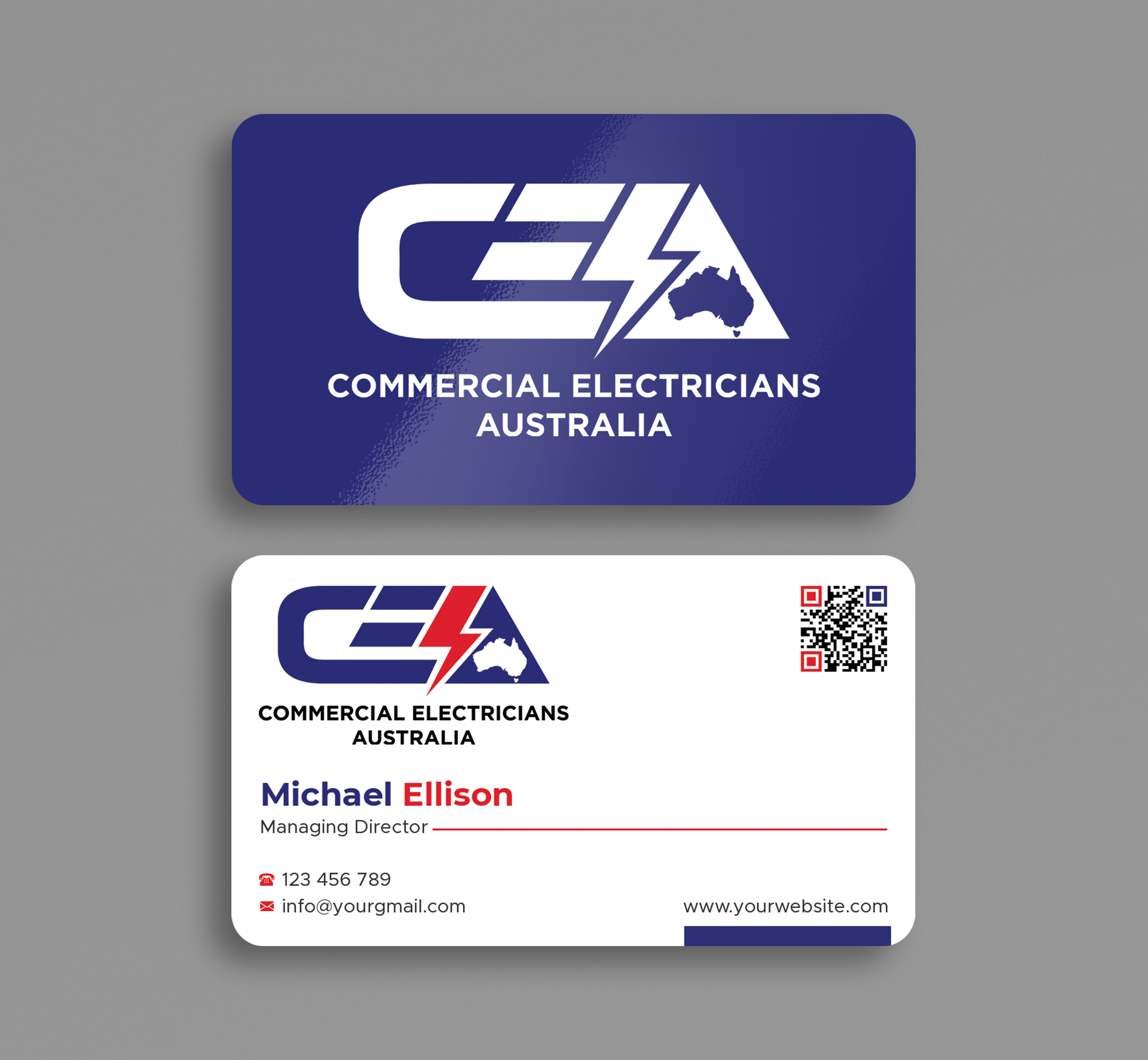 Visitenkarten-Design von Expert Bappy für GOLD COAST CITY ELECTRICAL | Design #36121949