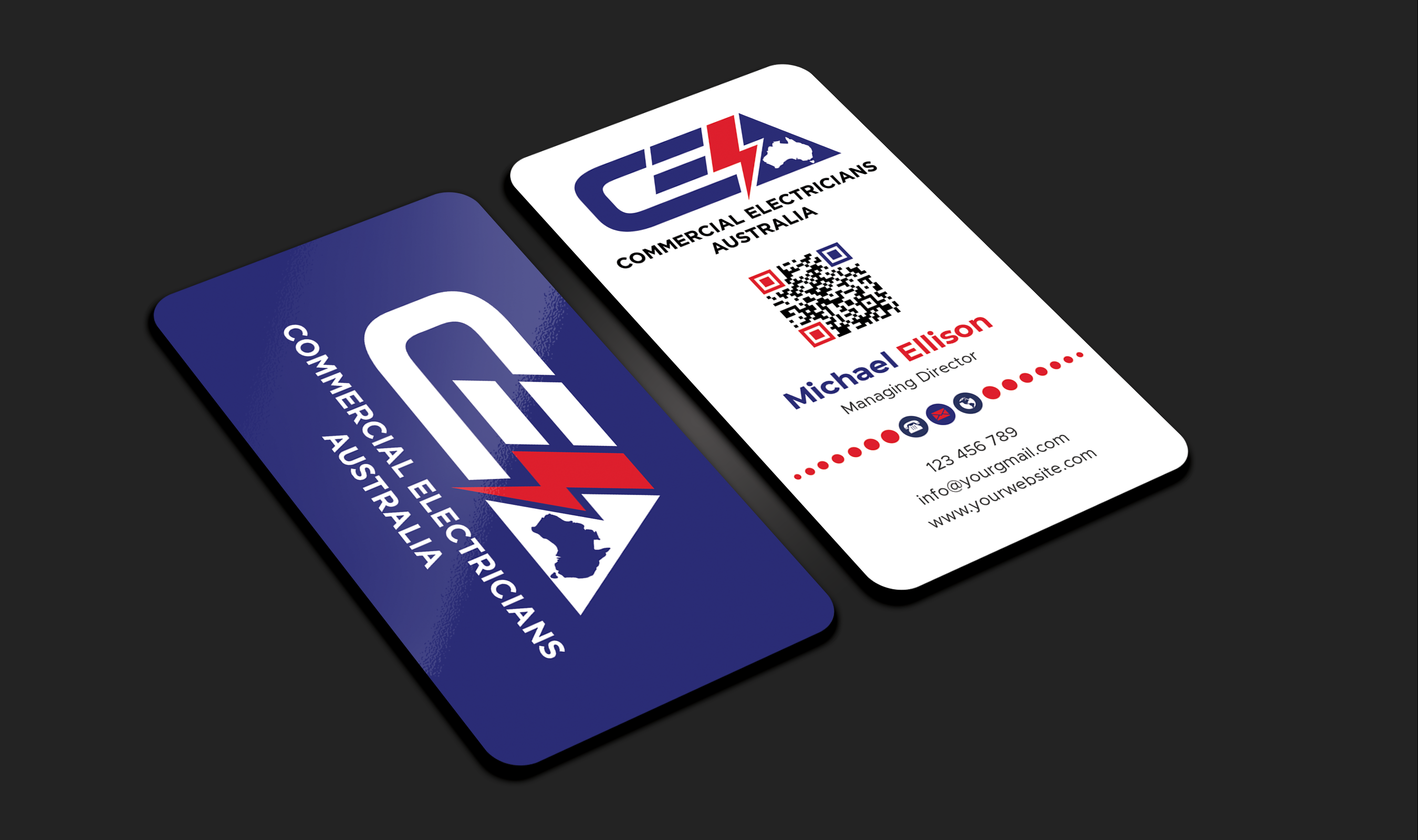 Business Card Design by Expert Bappy for GOLD COAST CITY ELECTRICAL | Design #36122008