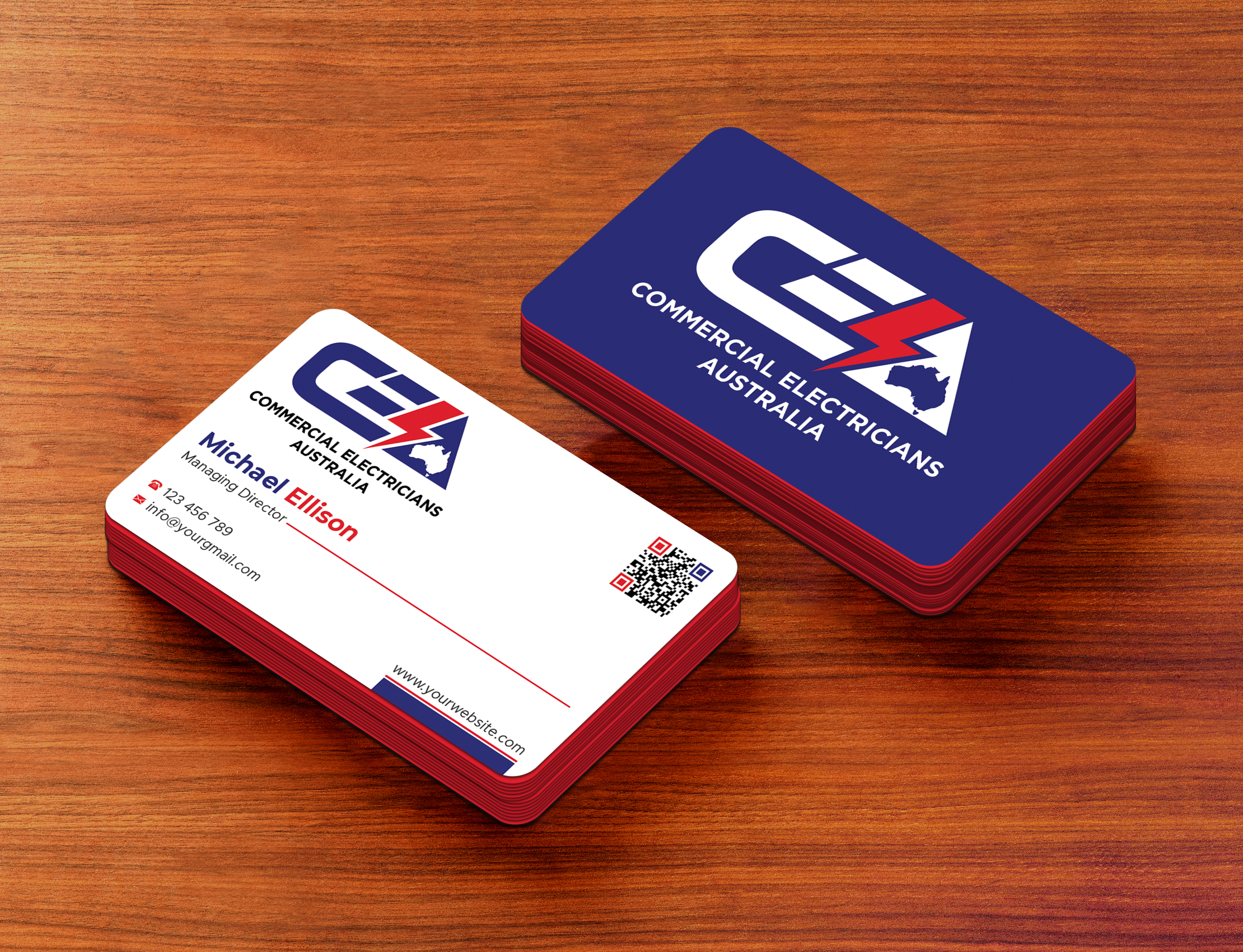 Business Card Design by Expert Bappy for GOLD COAST CITY ELECTRICAL | Design #36122039