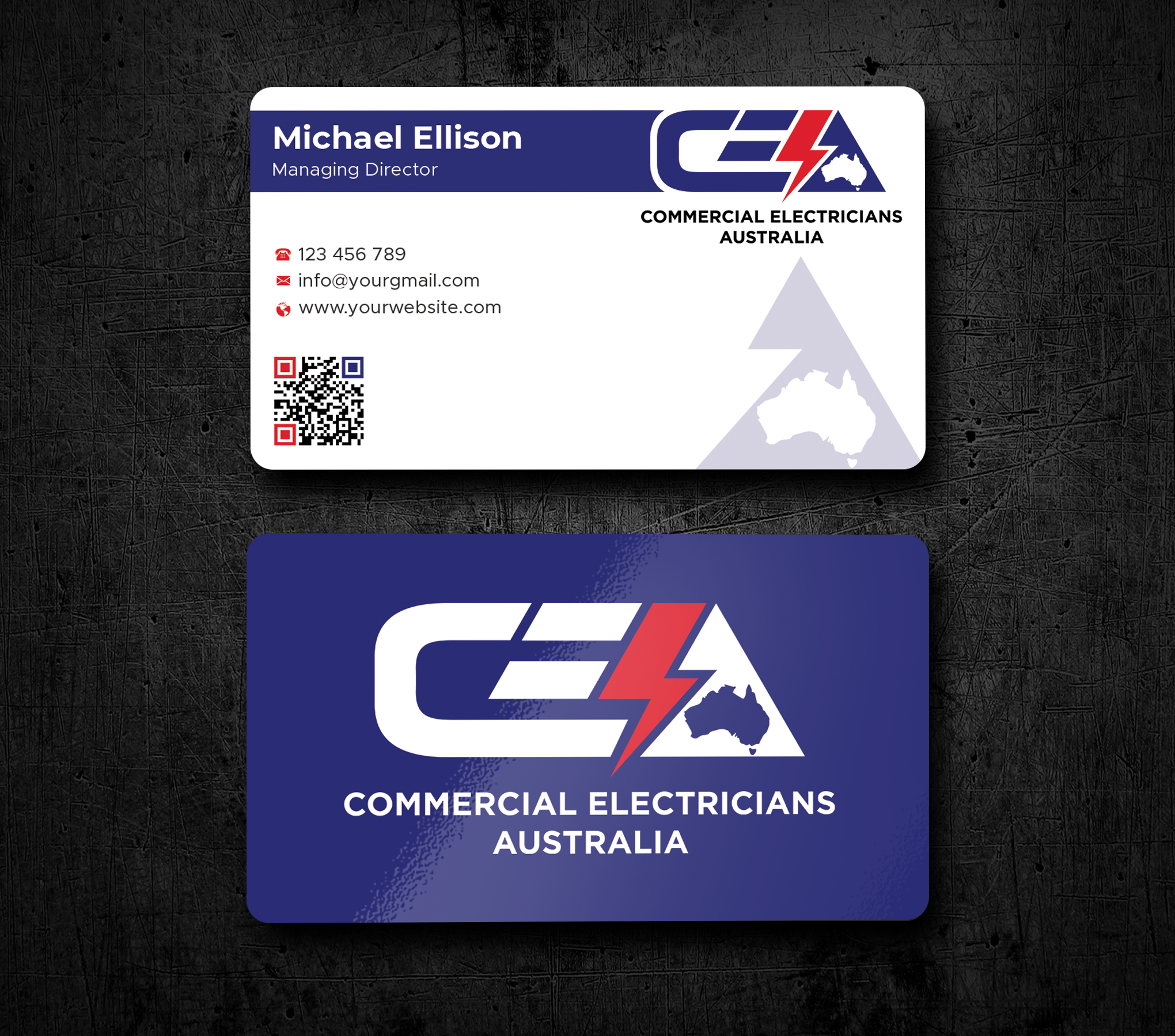 Business Card Design by Expert Bappy for GOLD COAST CITY ELECTRICAL | Design #36122602