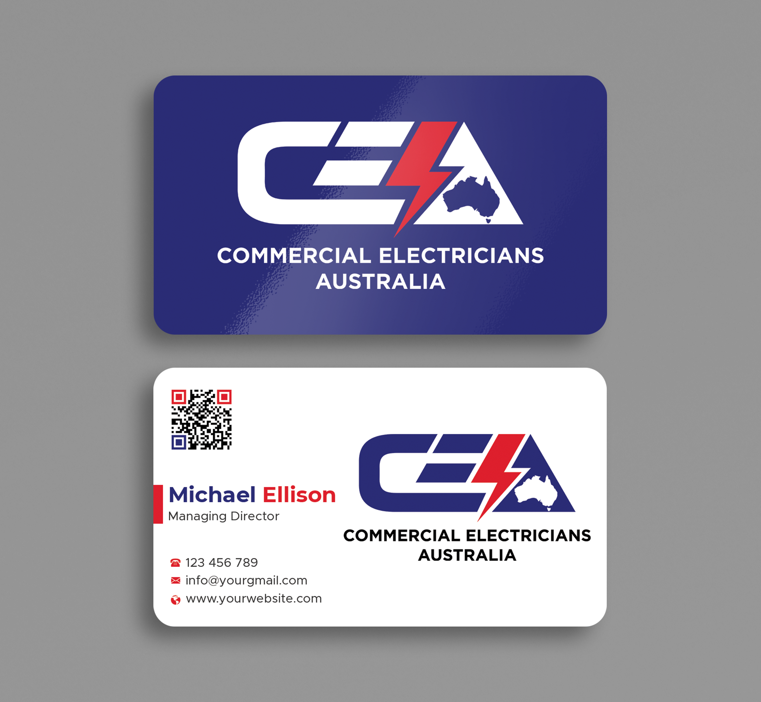Business Card Design by Expert Bappy for GOLD COAST CITY ELECTRICAL | Design #36122741