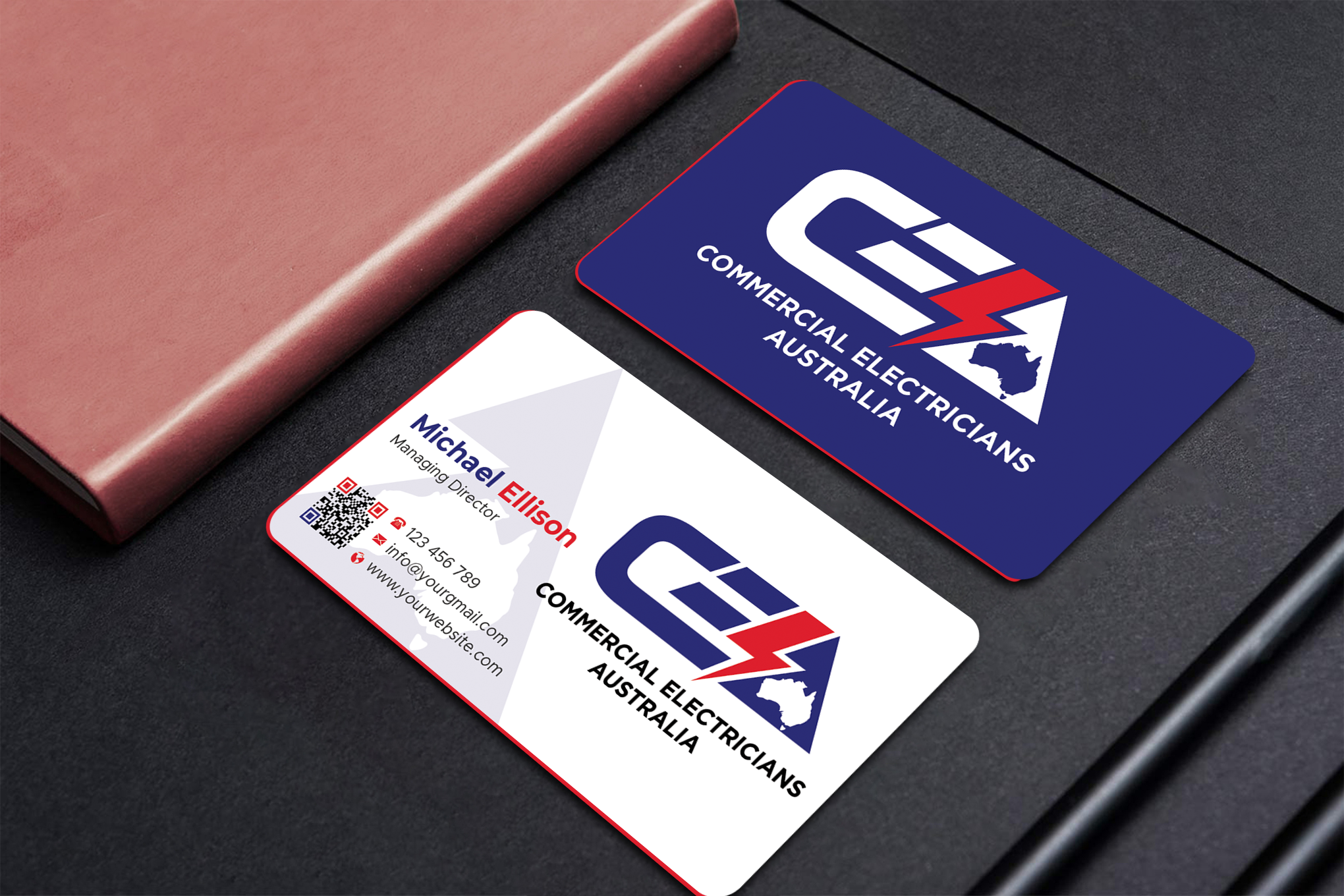 Business Card Design by Expert Bappy for GOLD COAST CITY ELECTRICAL | Design #36122924