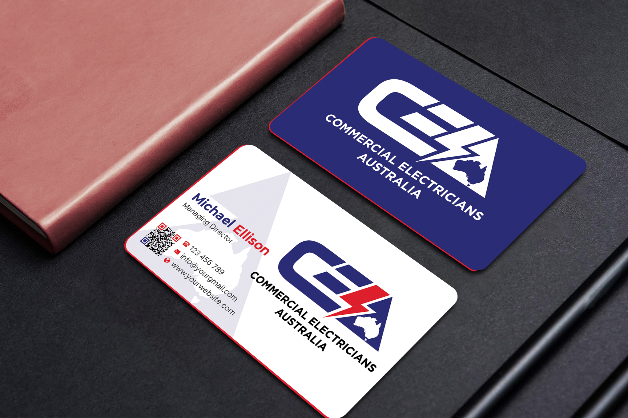 Business Card Design by Expert Bappy for GOLD COAST CITY ELECTRICAL | Design #36122925