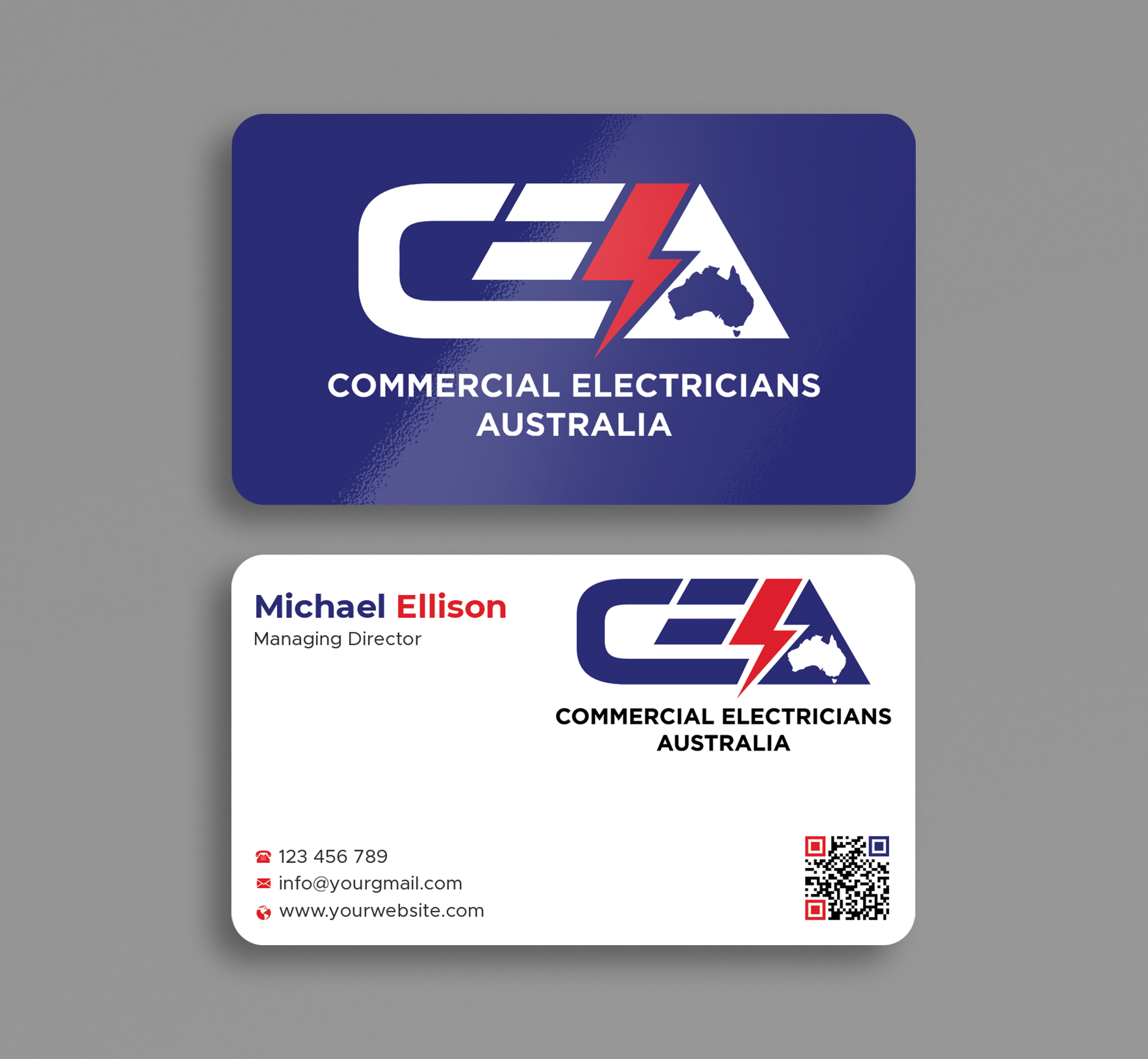Business Card Design by Expert Bappy for GOLD COAST CITY ELECTRICAL | Design #36123071