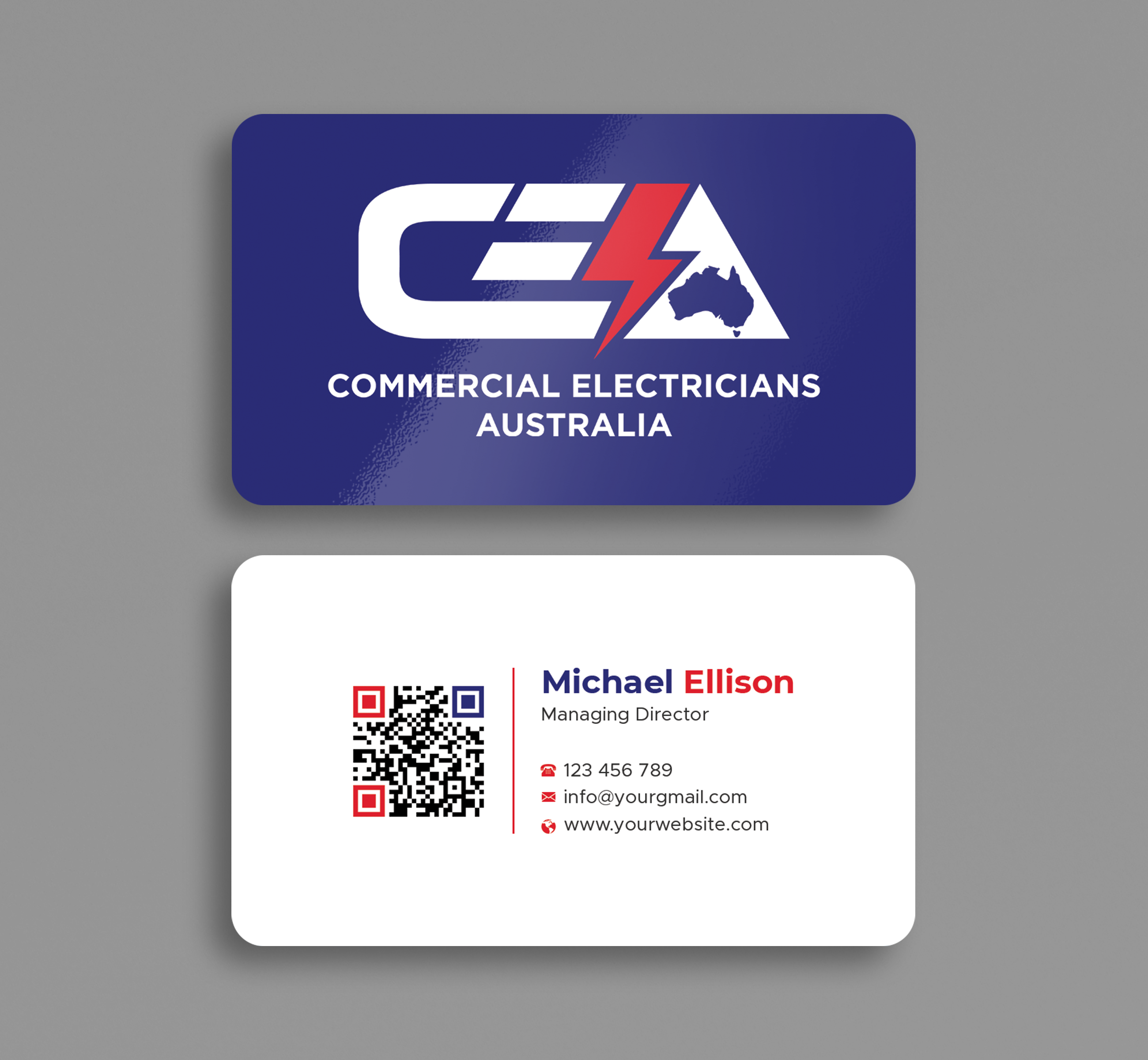 Business Card Design by Expert Bappy for GOLD COAST CITY ELECTRICAL | Design #36123336