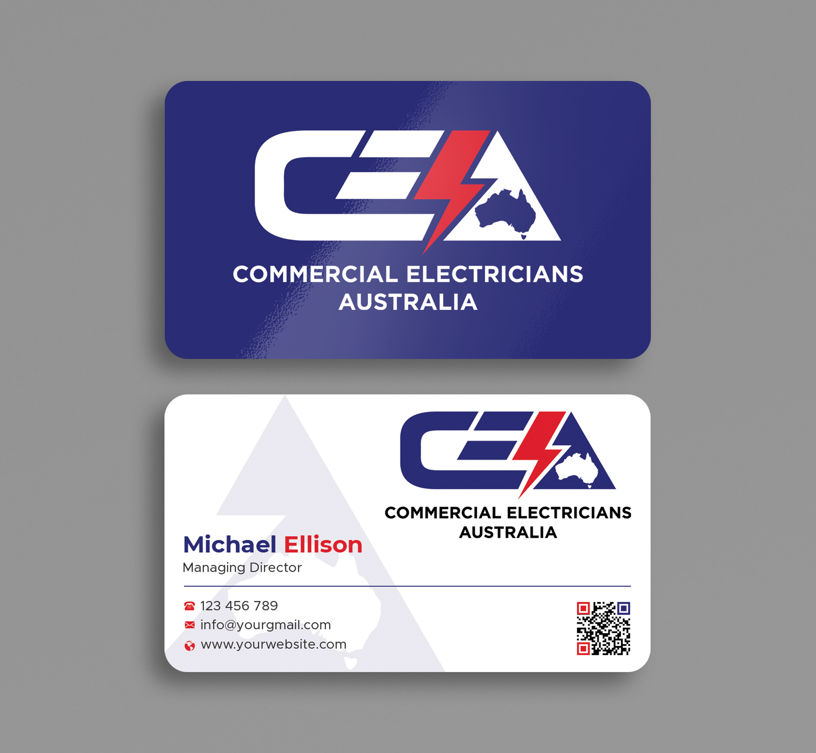 Business Card Design by Expert Bappy for GOLD COAST CITY ELECTRICAL | Design #36123355
