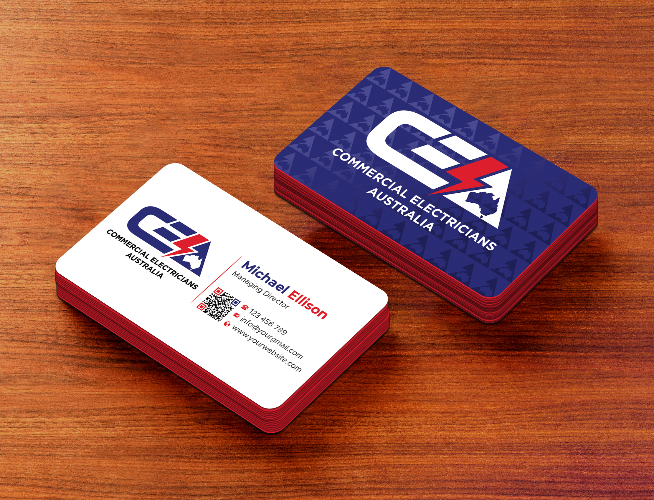 Business Card Design by Expert Bappy for GOLD COAST CITY ELECTRICAL | Design #36124105