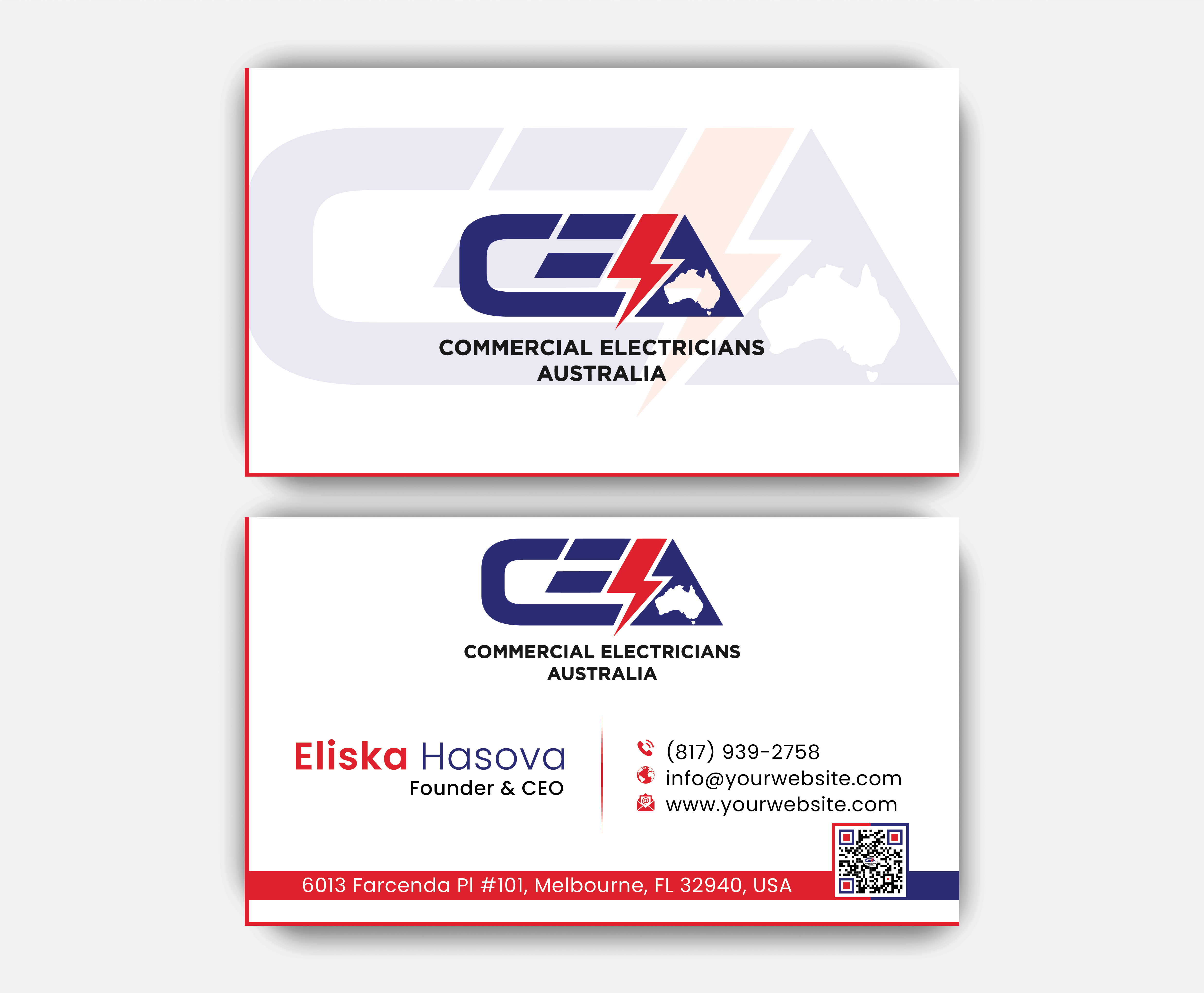 Business Card Design by DesignerShahadat for GOLD COAST CITY ELECTRICAL | Design #36121840