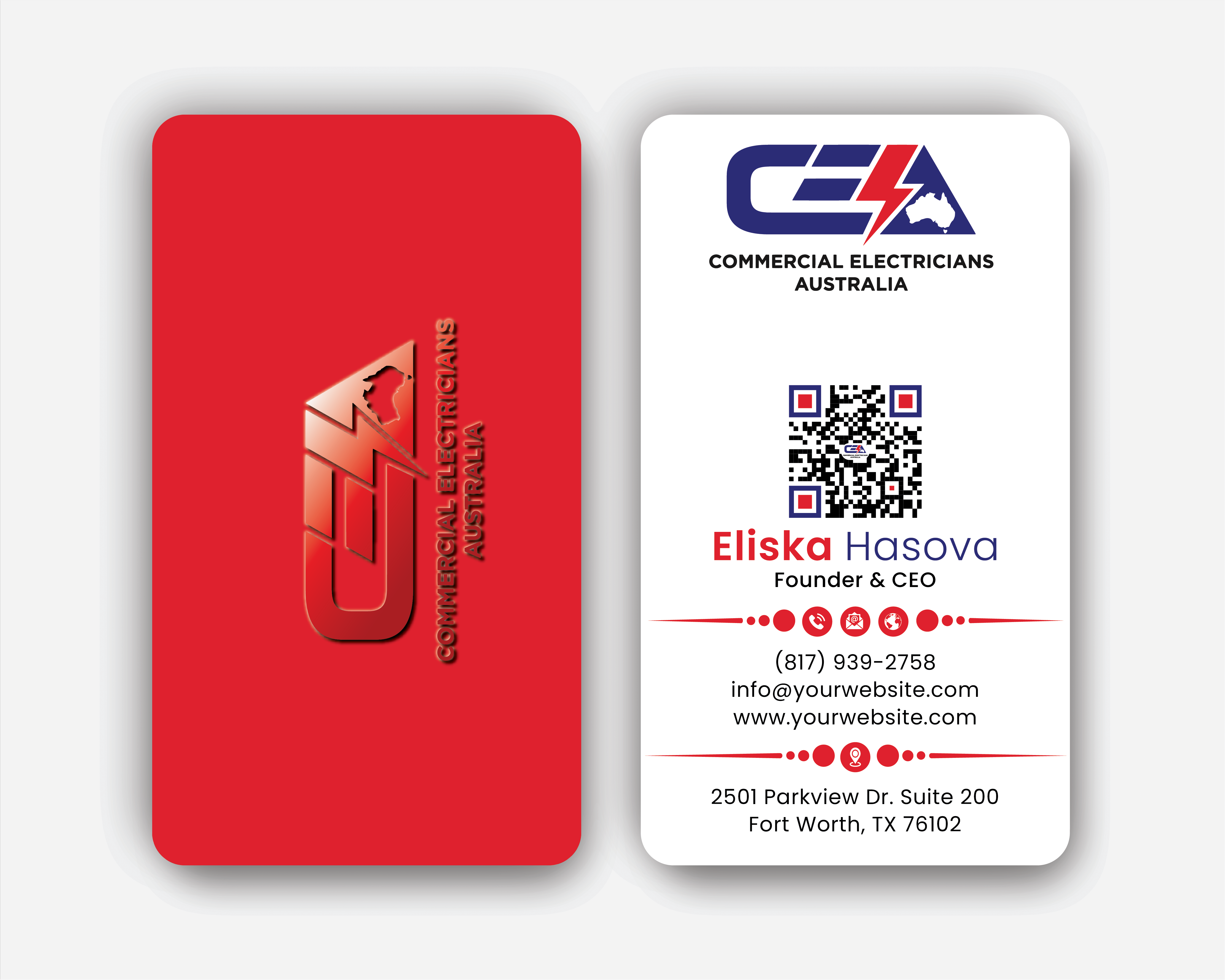 Business Card Design by DesignerShahadat for GOLD COAST CITY ELECTRICAL | Design #36121843