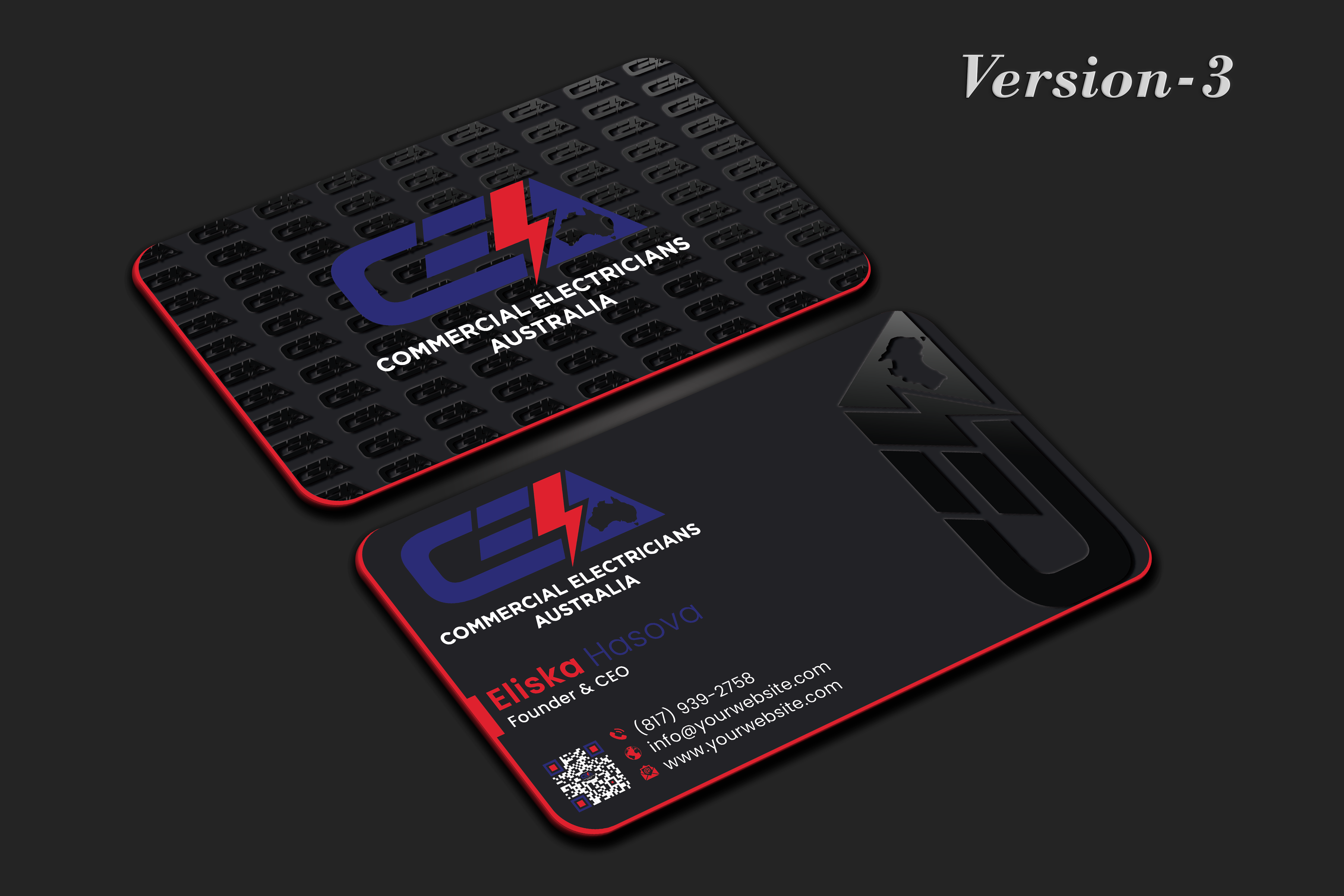 Business Card Design by DesignerShahadat for GOLD COAST CITY ELECTRICAL | Design #36122346