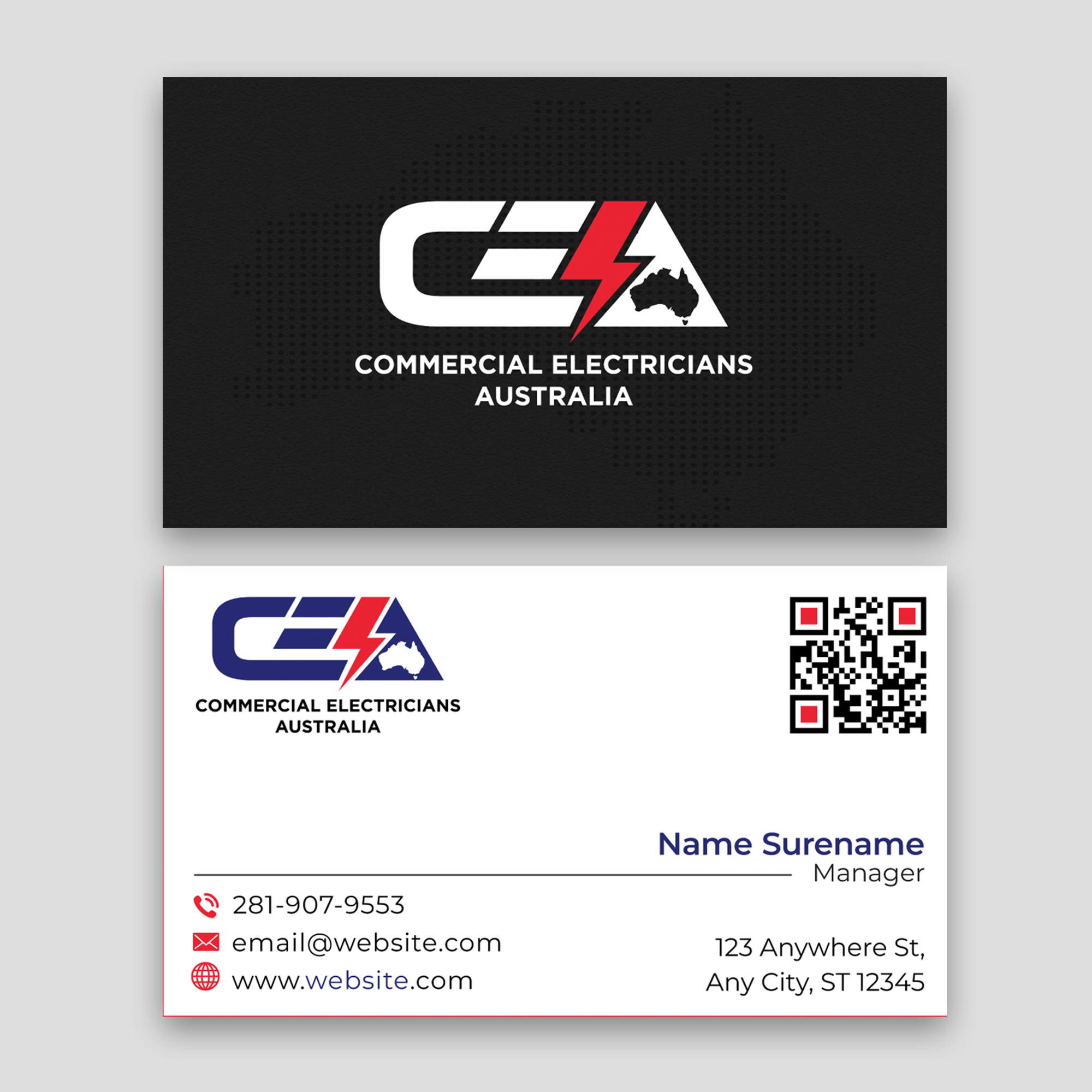 Diseño de Tarjeta de Presentación por Majed D para GOLD COAST CITY ELECTRICAL | Diseño #36125028