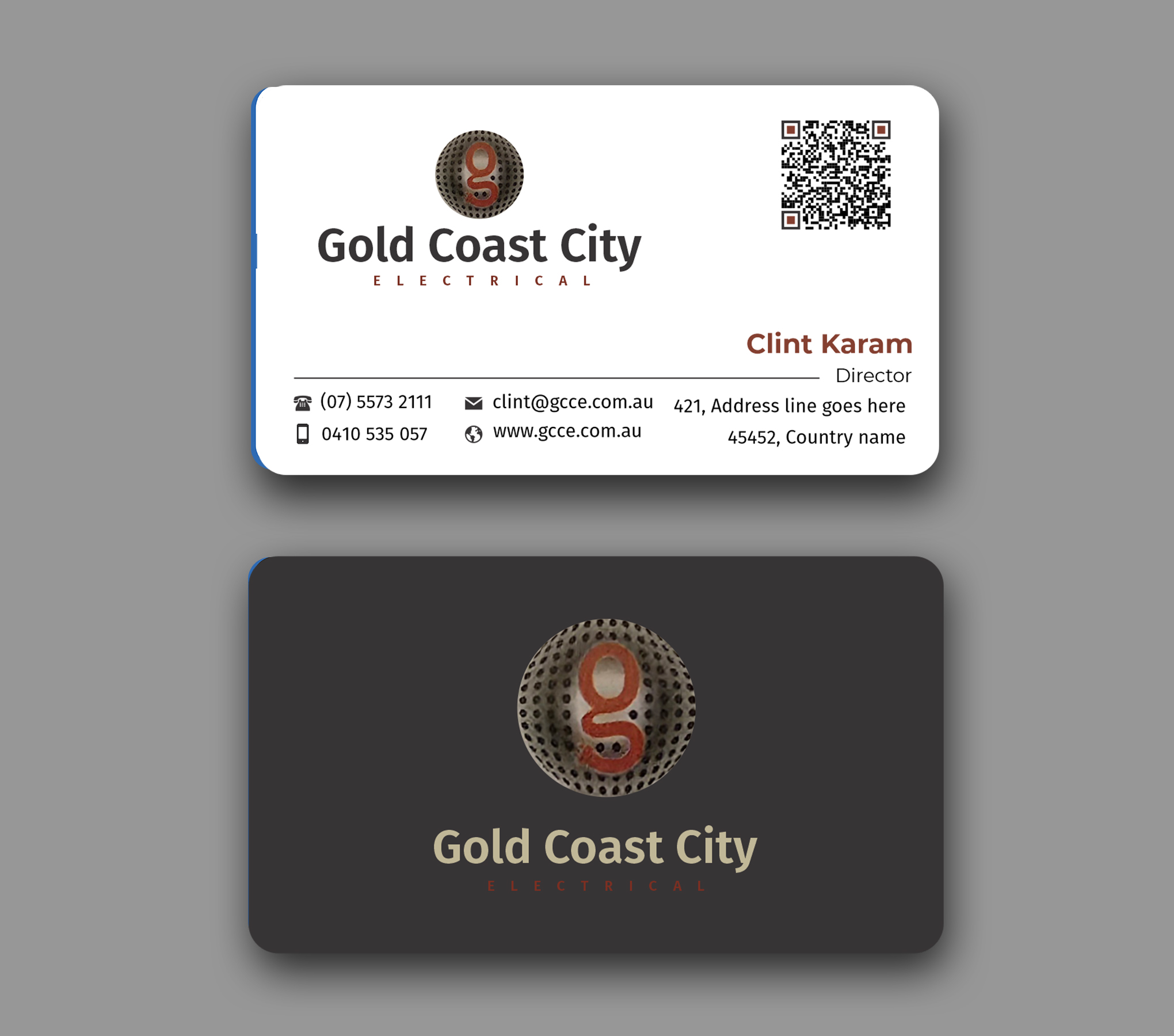 Business Card Design by designer1975 for GOLD COAST CITY ELECTRICAL | Design #36123548
