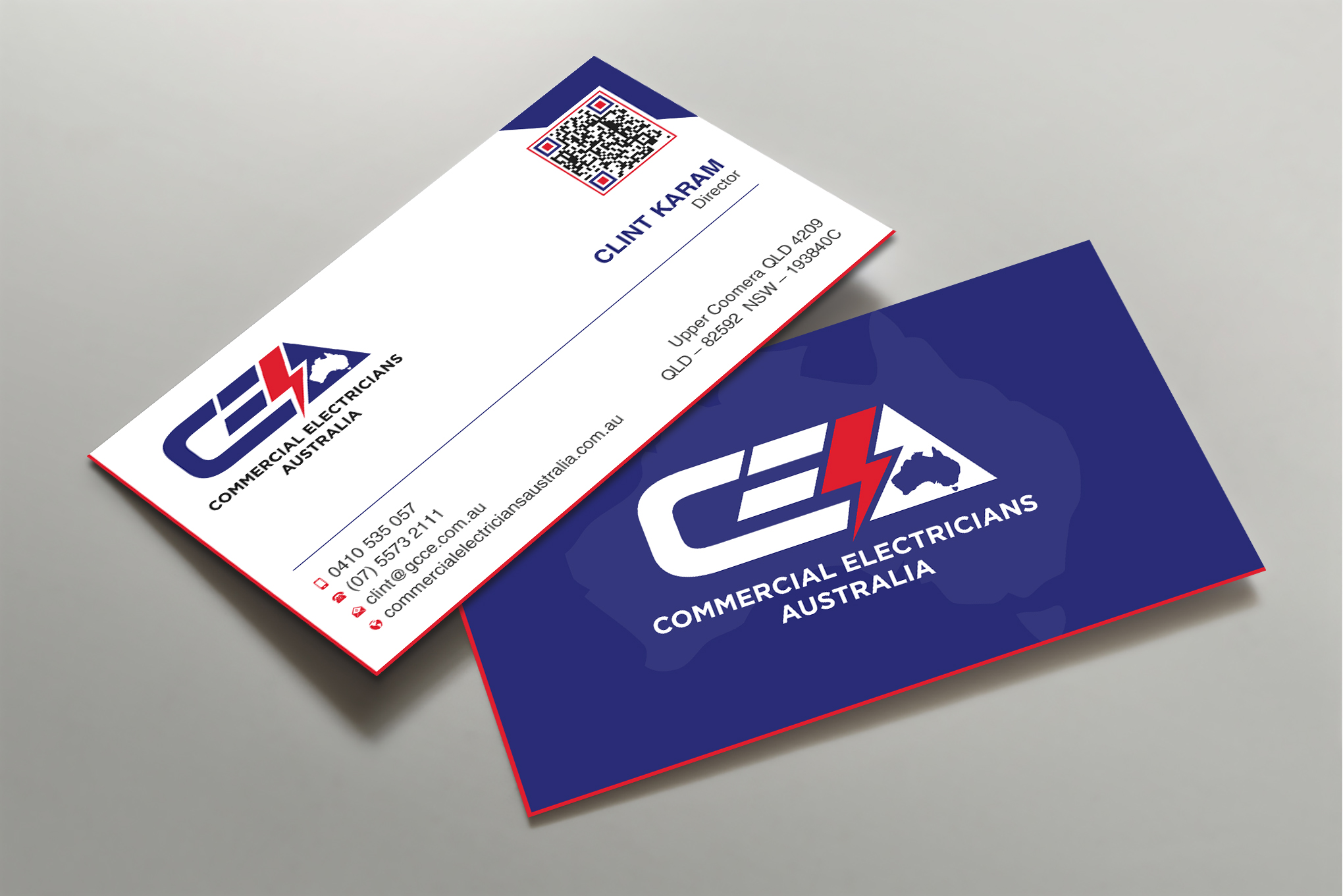Business Card Design by Uttom 2 for GOLD COAST CITY ELECTRICAL | Design #36122852