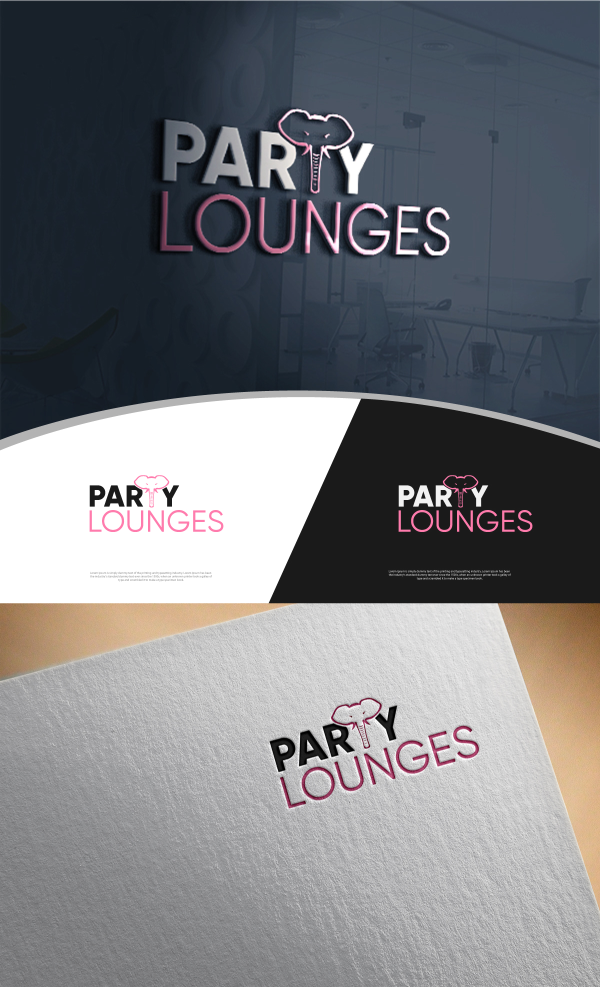 Logo Design by Cool-Designer for Party Lounges Ltd | Design #36127539