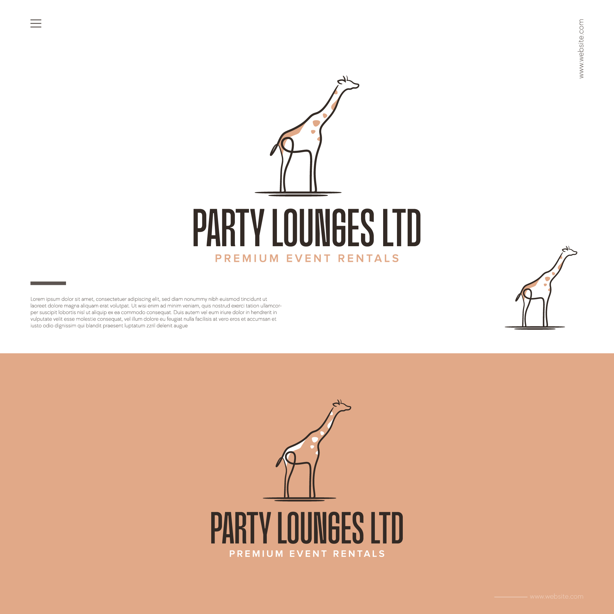 Diseño de Logo por Humphrey™ para Party Lounges Ltd | Diseño #36161320