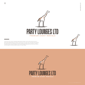 Logo Design by Humphrey™ for Party Lounges Ltd | Design #36161320