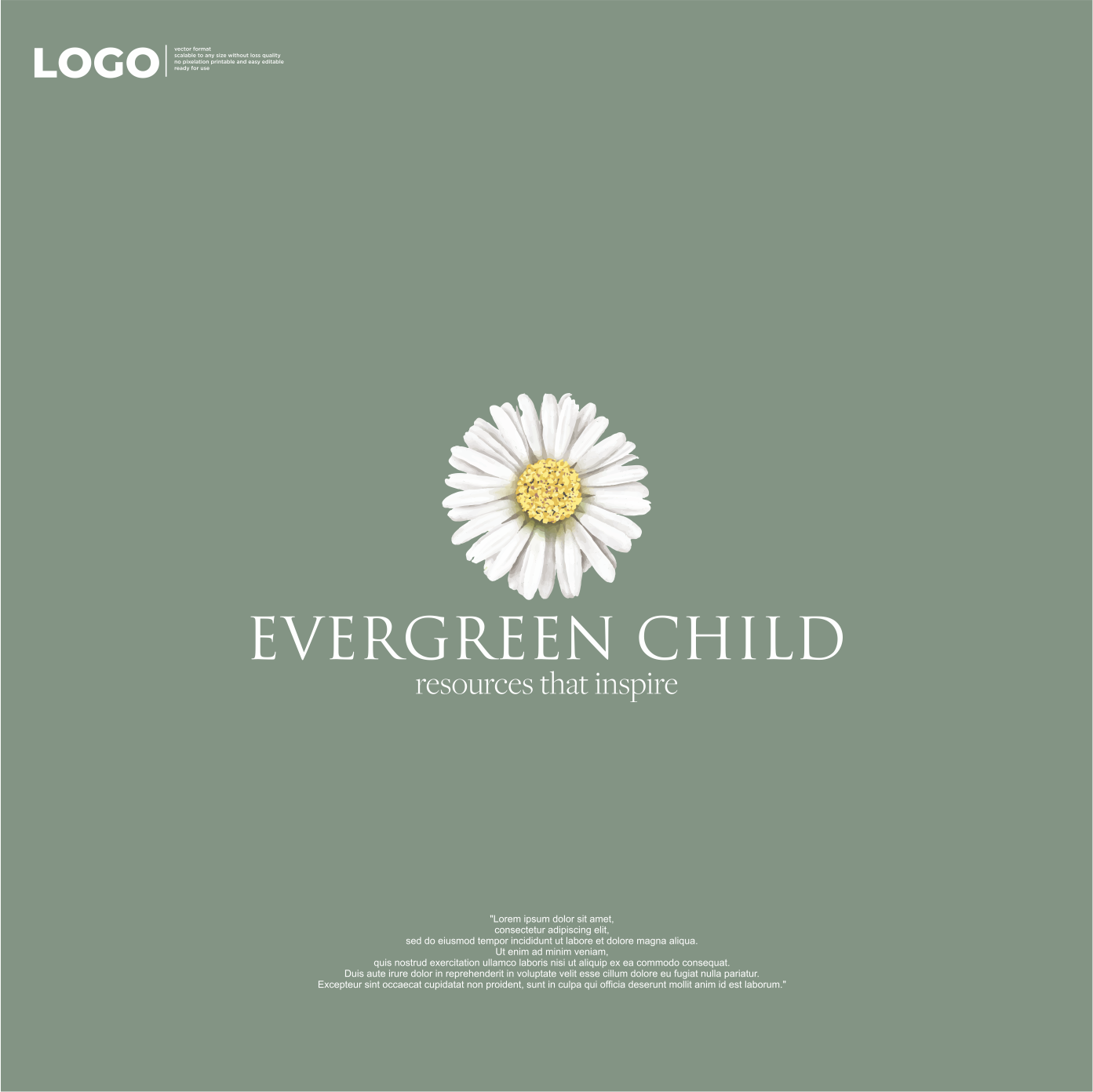 Logo Design by aquila© for Evergreen Child | Design #36137607