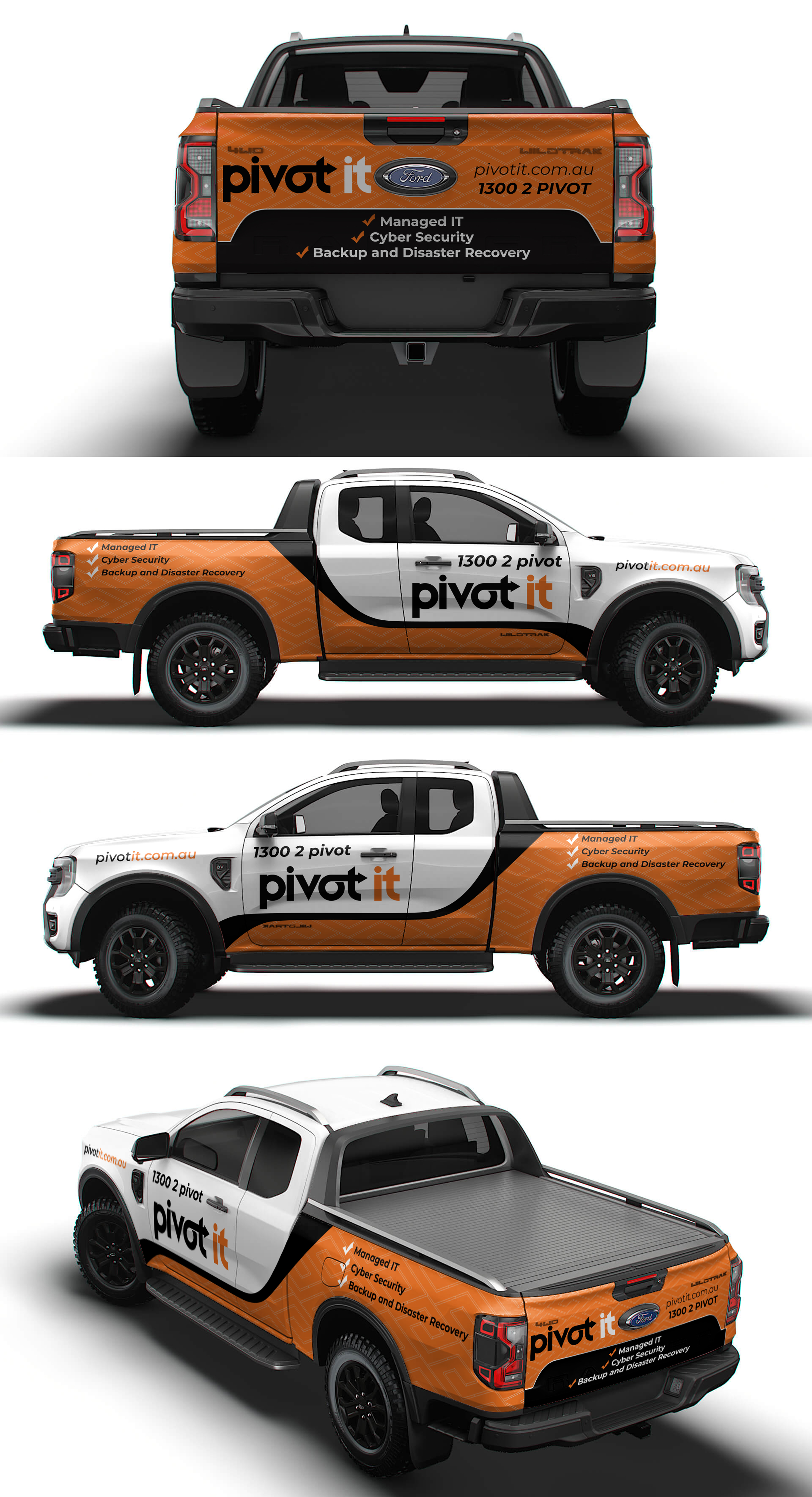 Diseño de Rotulación de Vehículo por AZ_Studio para Pivot IT | Diseño #36164497