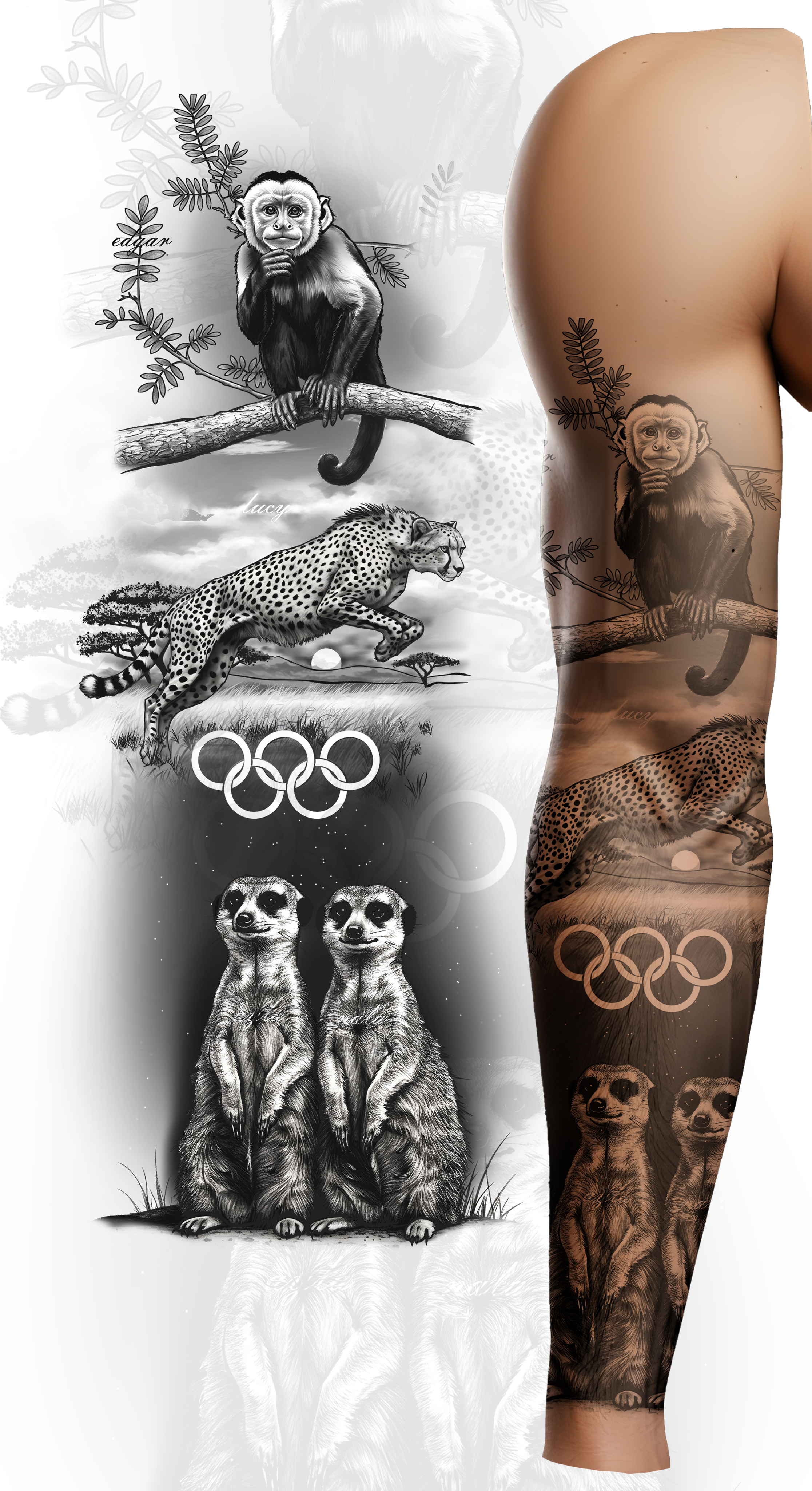 Tattoo Design by Fortunate Studio for EnjoyQuality GmbH | Design #36146876