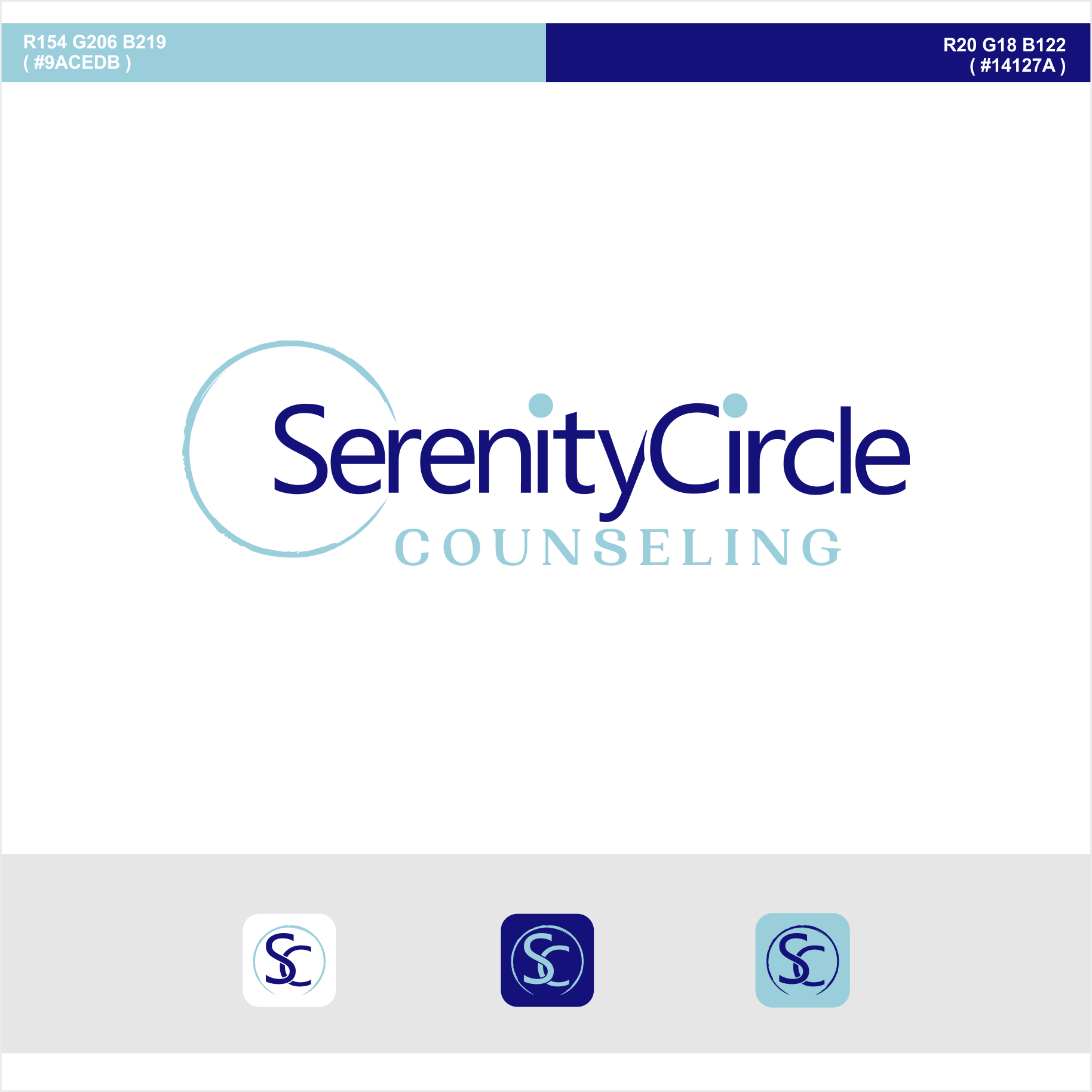 Diseño de Logo por Arham Hidayat para Serenity Circle Counseling | Diseño #36160696