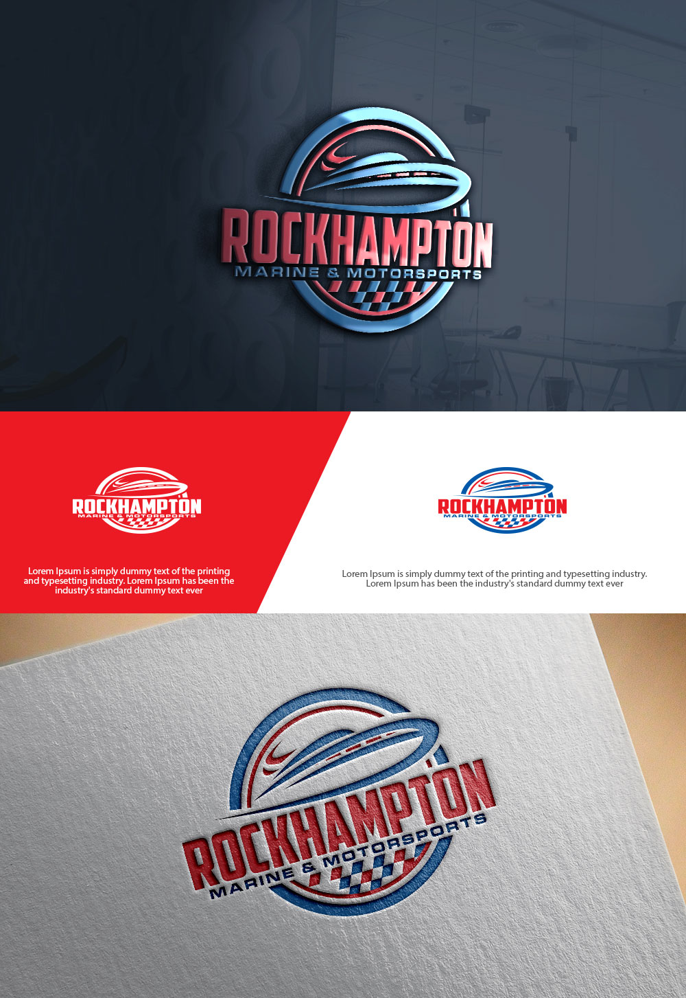 Logo Design by sulemani  creation for Rockhampton Marine | Design #36133908