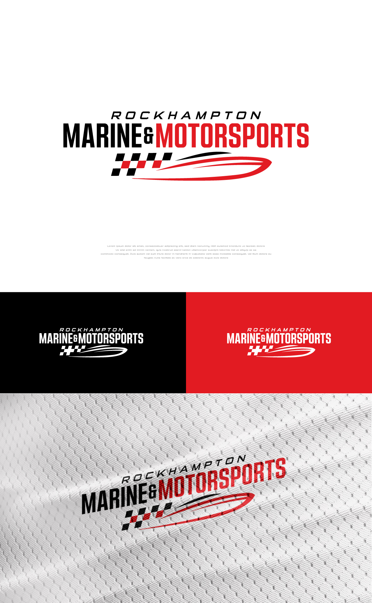 Logo Design by apik. for Rockhampton Marine | Design #36135069