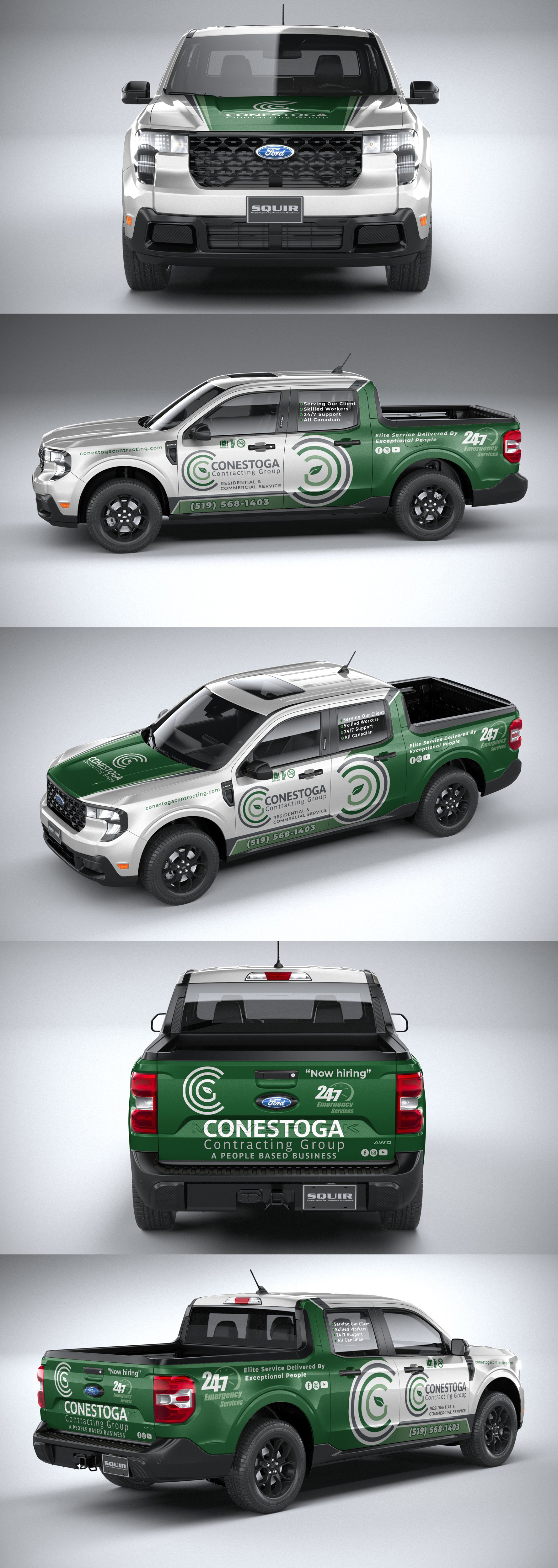 Car Wrap Design by AZ_Studio for Conestoga Contracting Group Inc | Design #36163925
