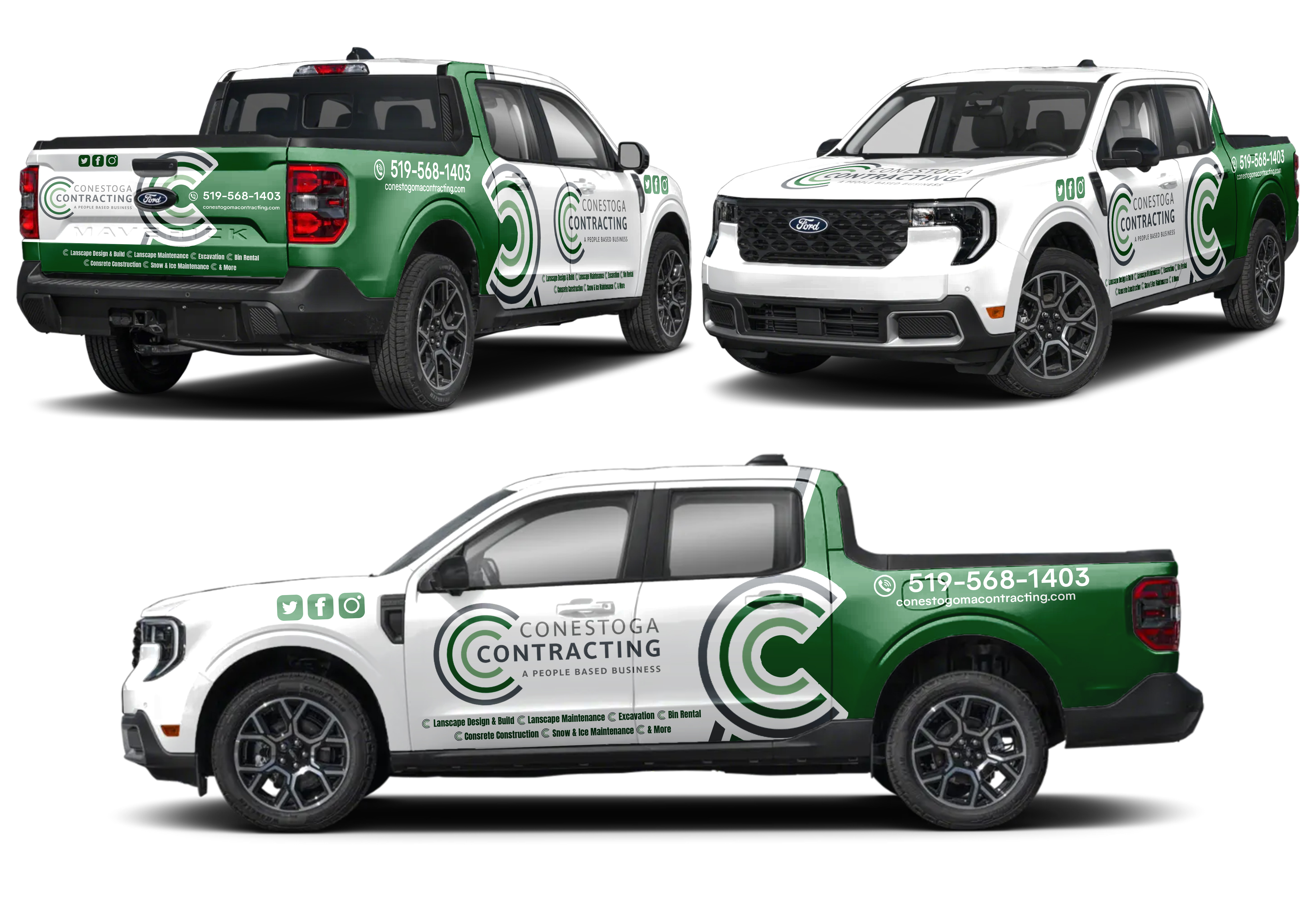 Car Wrap-Design von tamtama für Conestoga Contracting Group Inc | Design #36145494