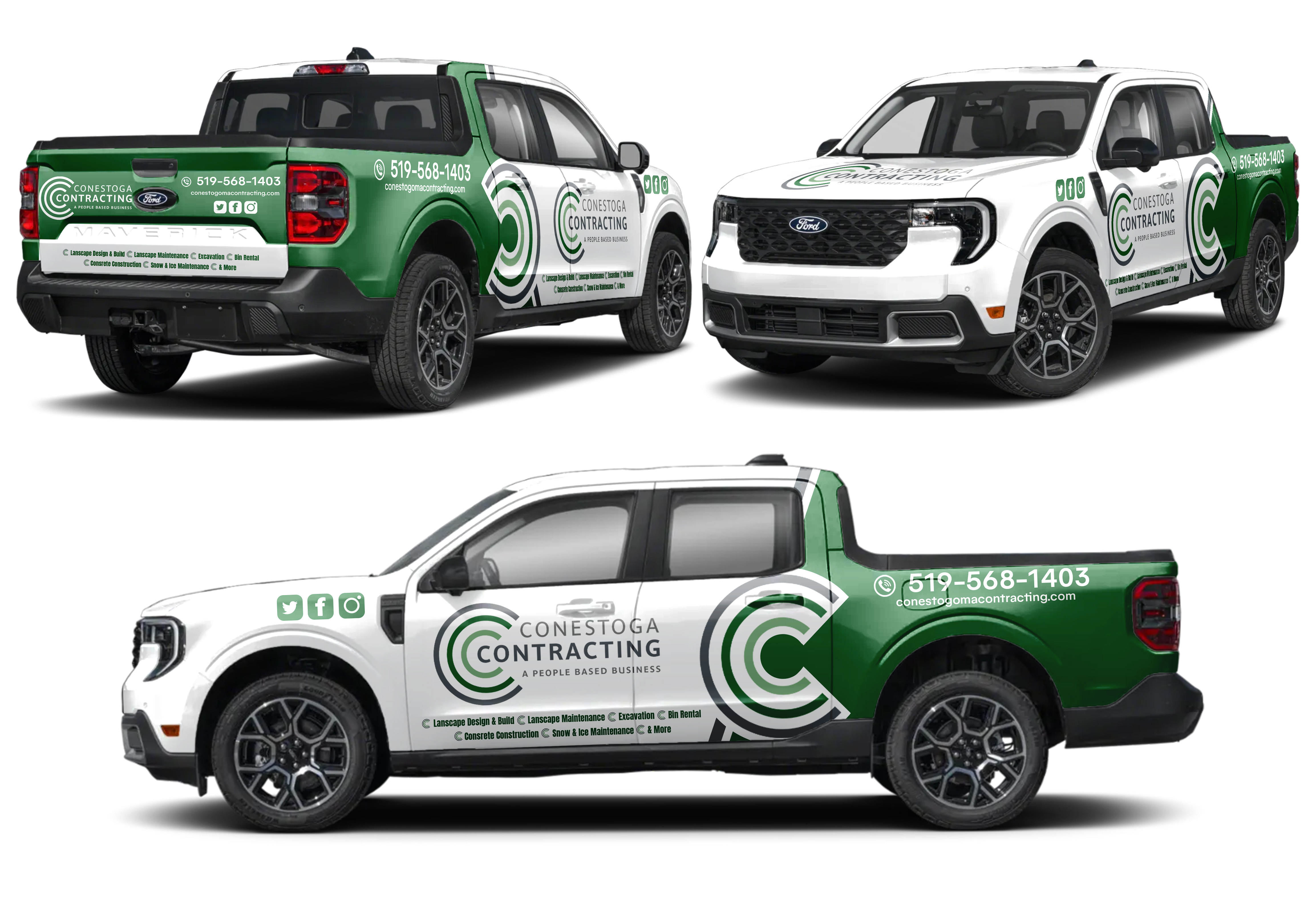 Car Wrap Design by tamtama for Conestoga Contracting Group Inc | Design #36170727