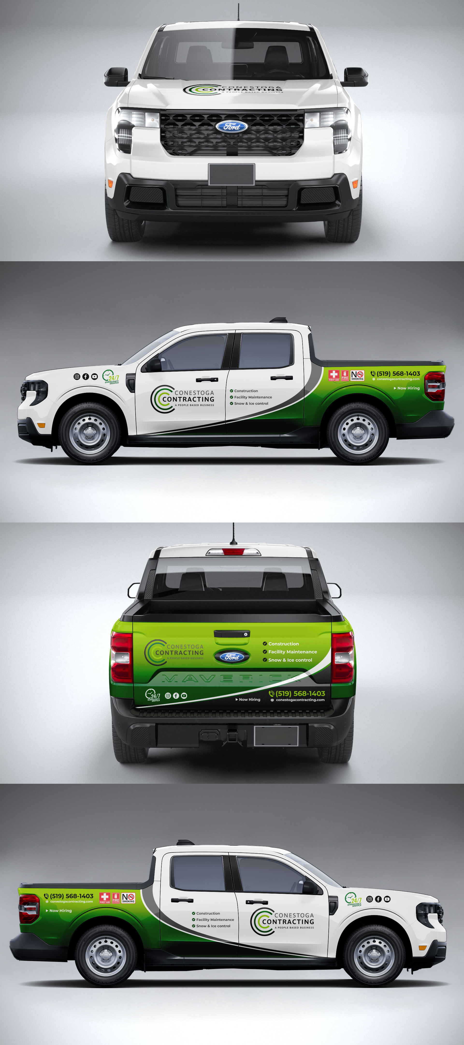 Car Wrap Design by ANGGI MAULANA PRAKOSO for Conestoga Contracting Group Inc | Design #36140365