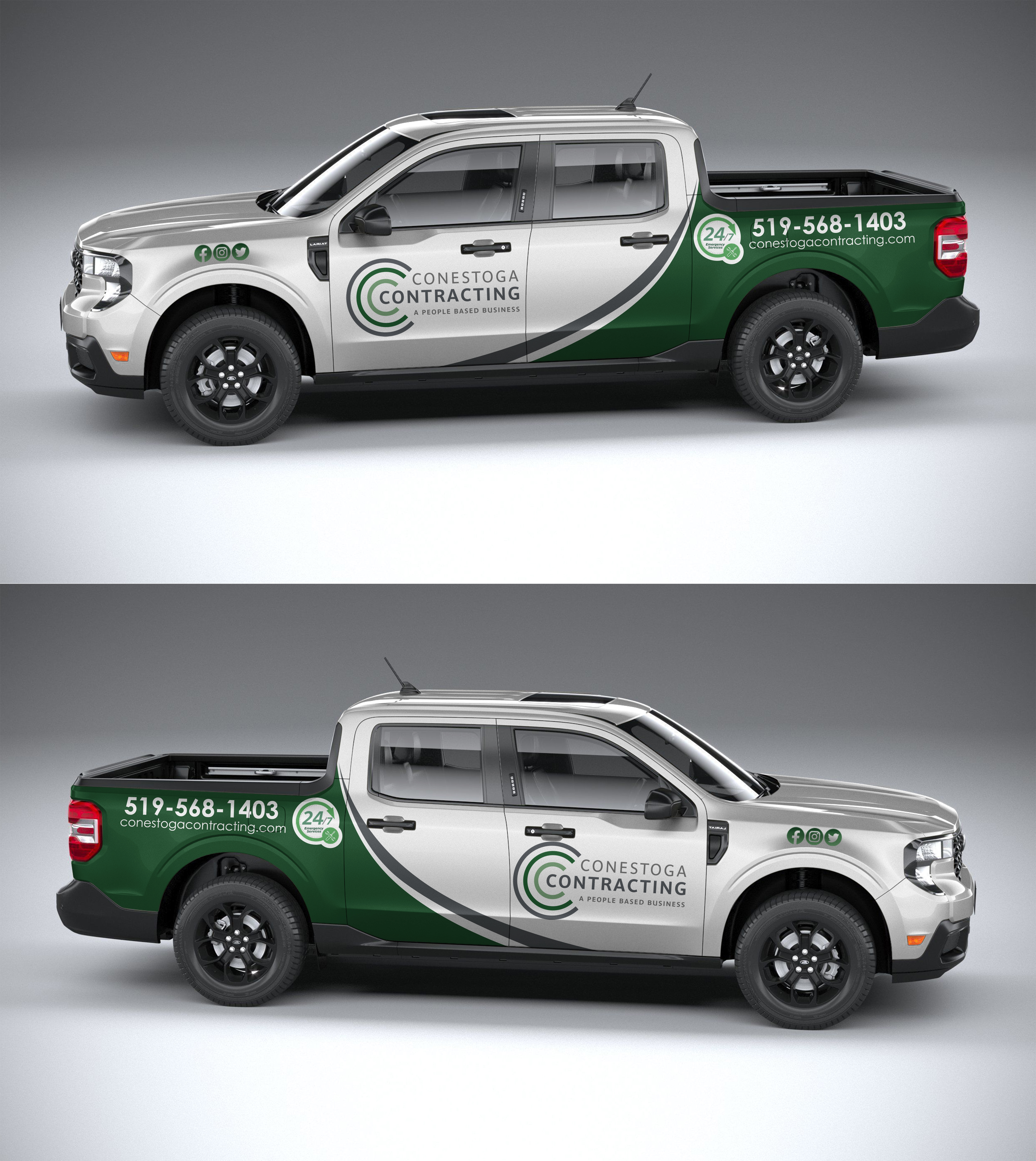 Car Wrap Design by Virgy priatna putra for Conestoga Contracting Group Inc | Design #36158631