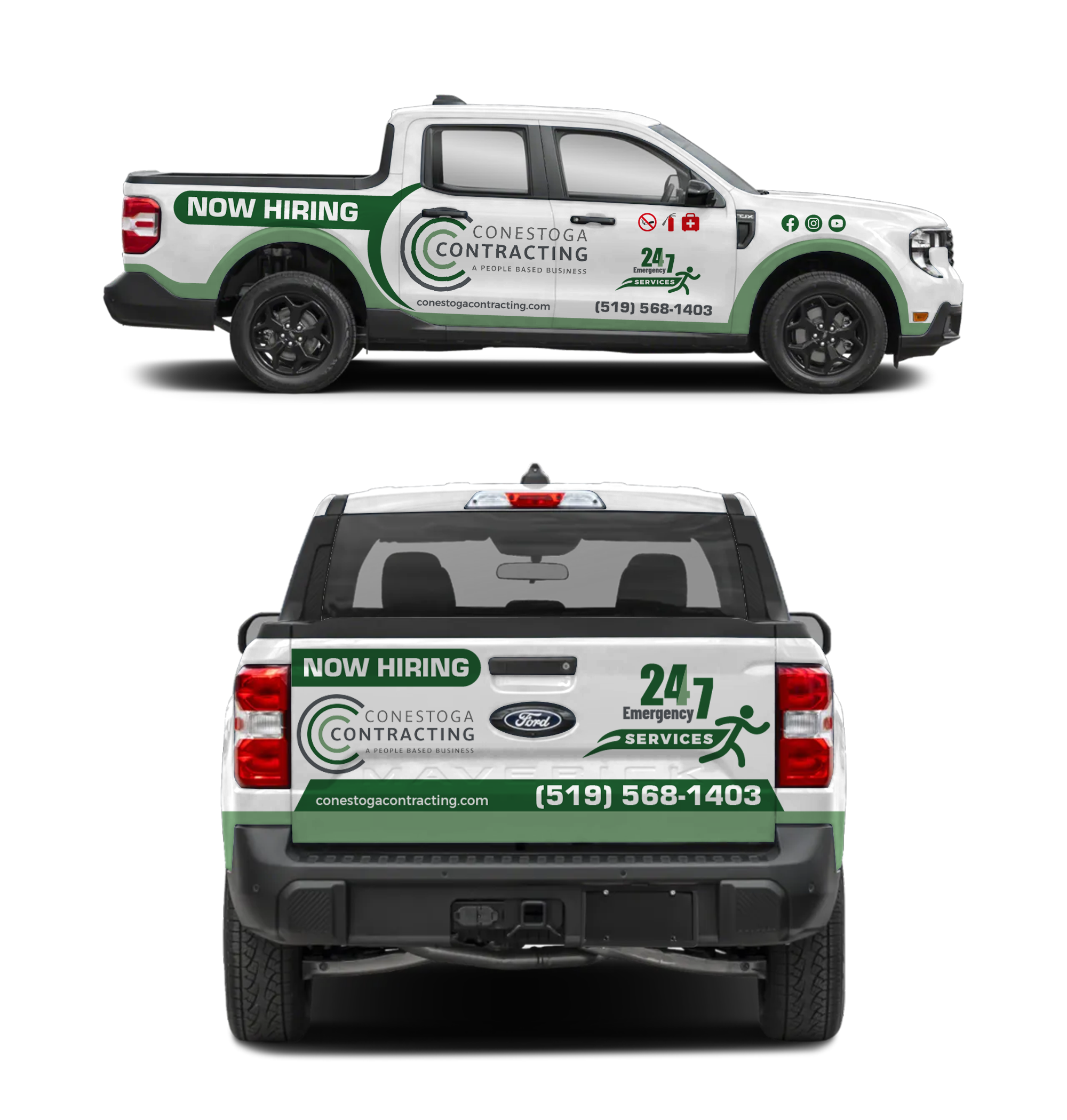 Car Wrap Design by 123graphics for Conestoga Contracting Group Inc | Design #36173823