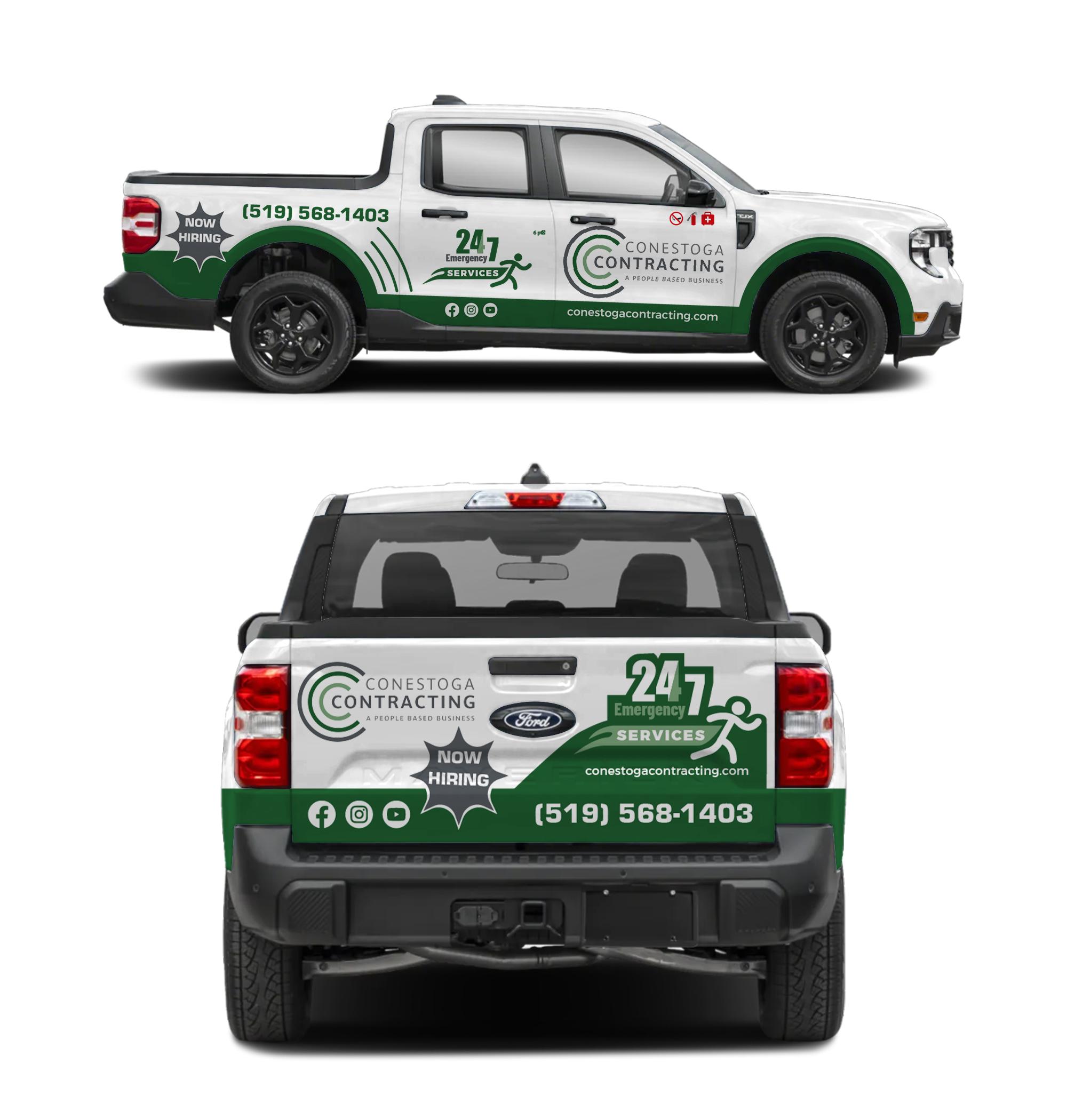 Car Wrap Design by 123graphics for Conestoga Contracting Group Inc | Design #36173827