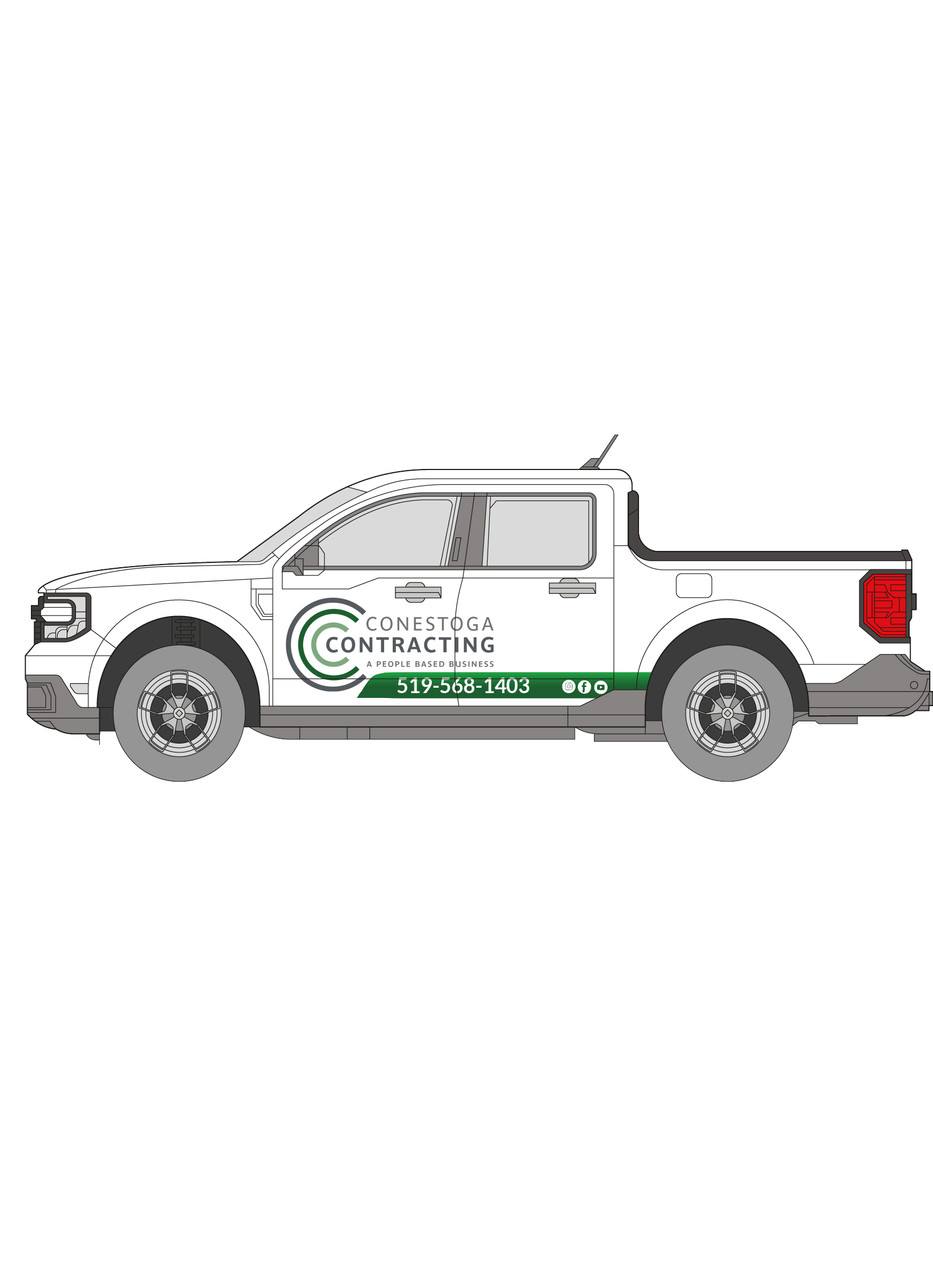 Car Wrap Design by olpattern for Conestoga Contracting Group Inc | Design #36175187
