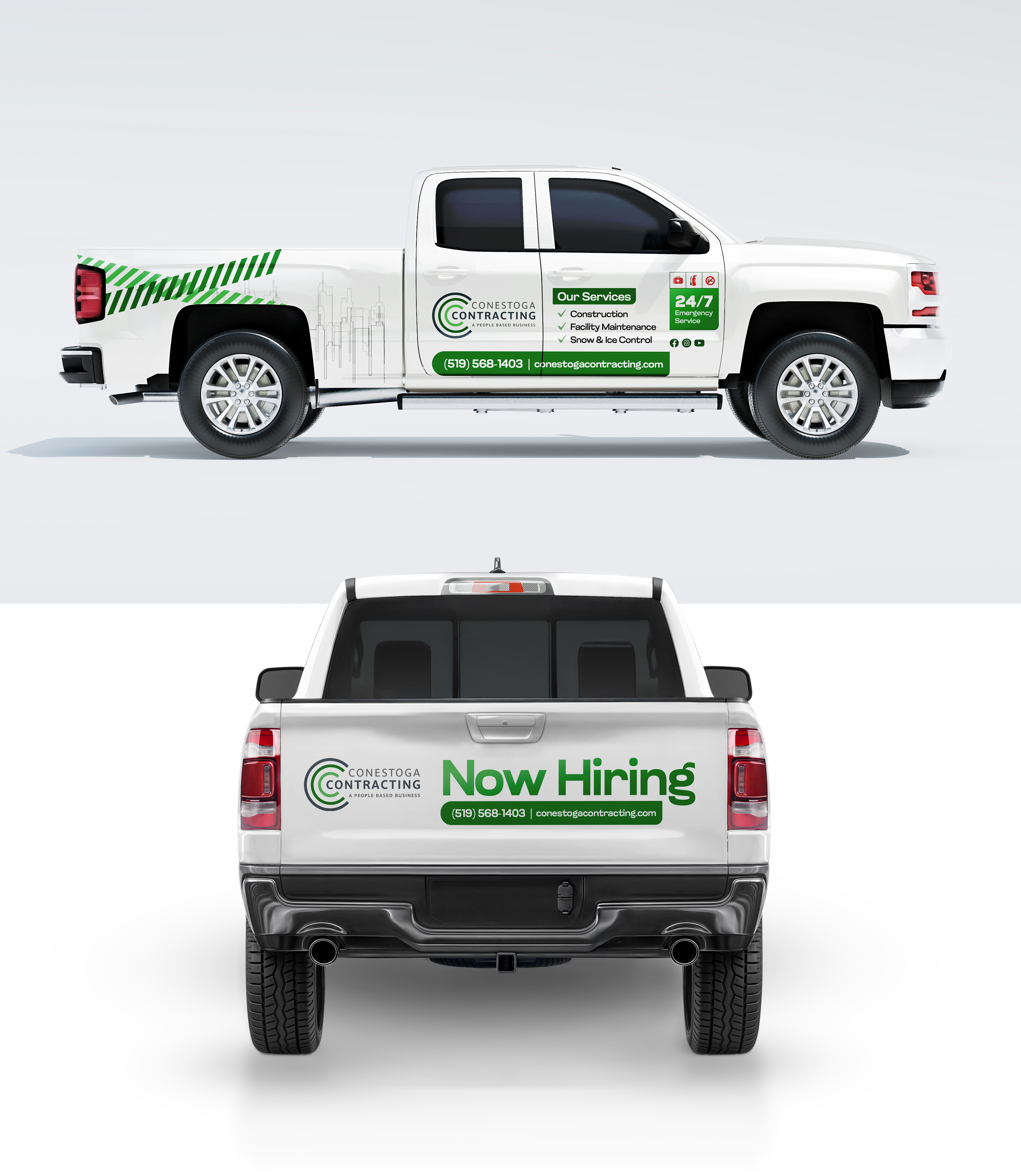 Car Wrap Design by Graphic Guy for Conestoga Contracting Group Inc | Design #36145873