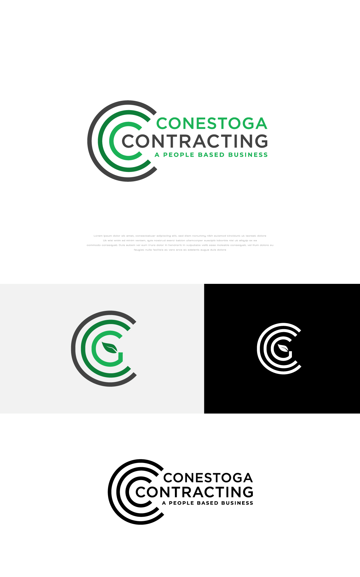 Logo Design by apik. for Conestoga Contracting Group Inc | Design #36140415