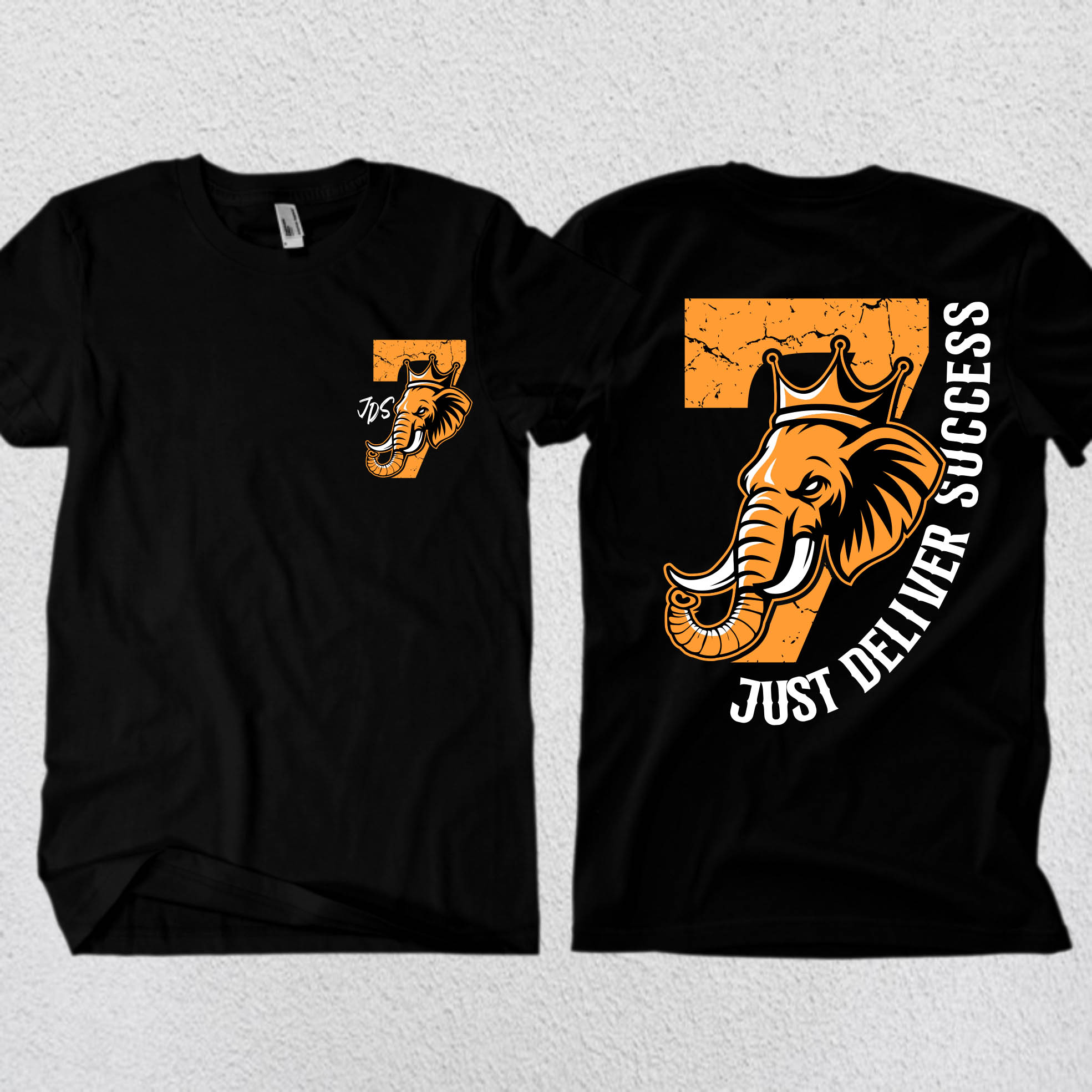T-shirt Design by Rheanza for JDS- just deliver success  | Design #36157341