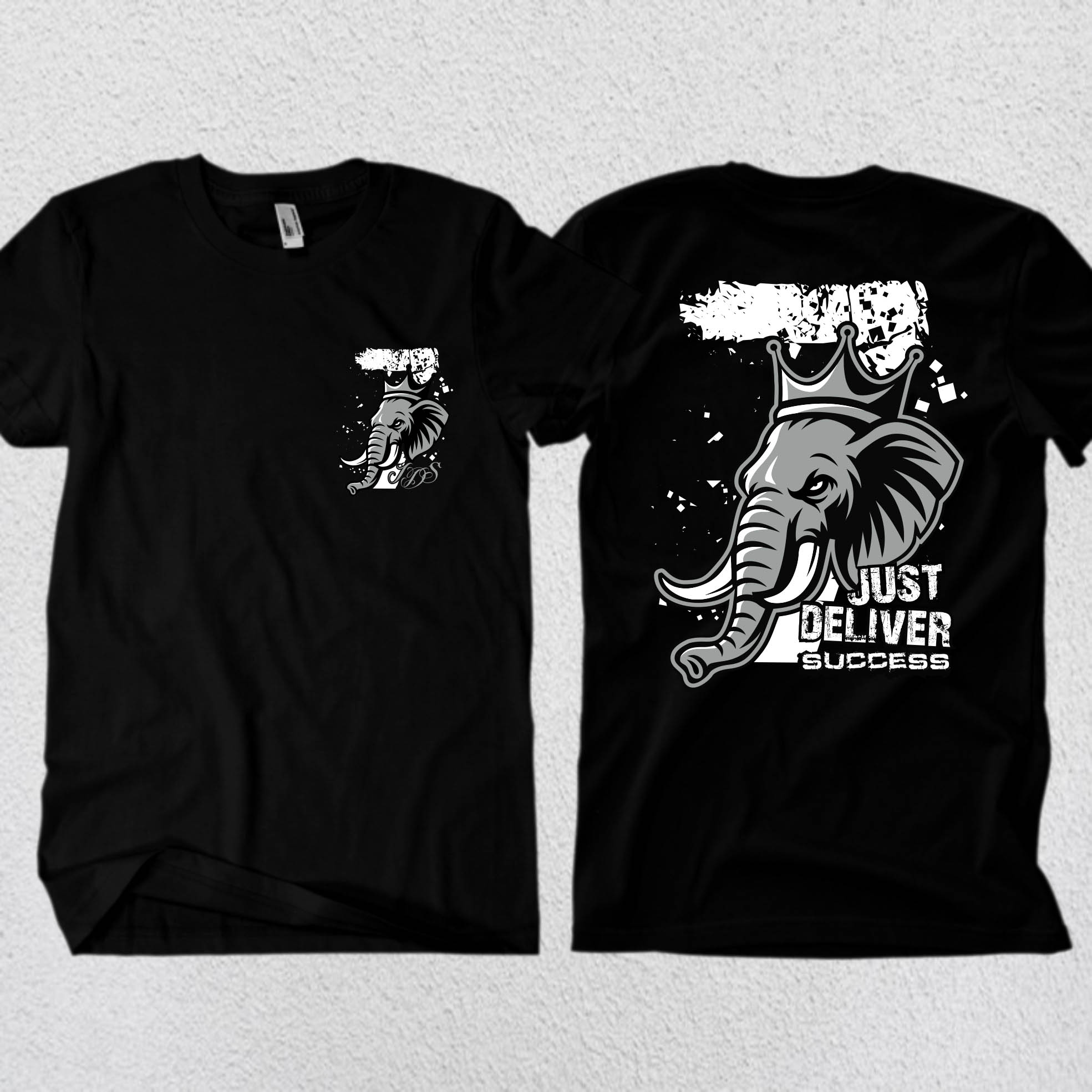 T-shirt Design by Rheanza for JDS- just deliver success  | Design #36157342
