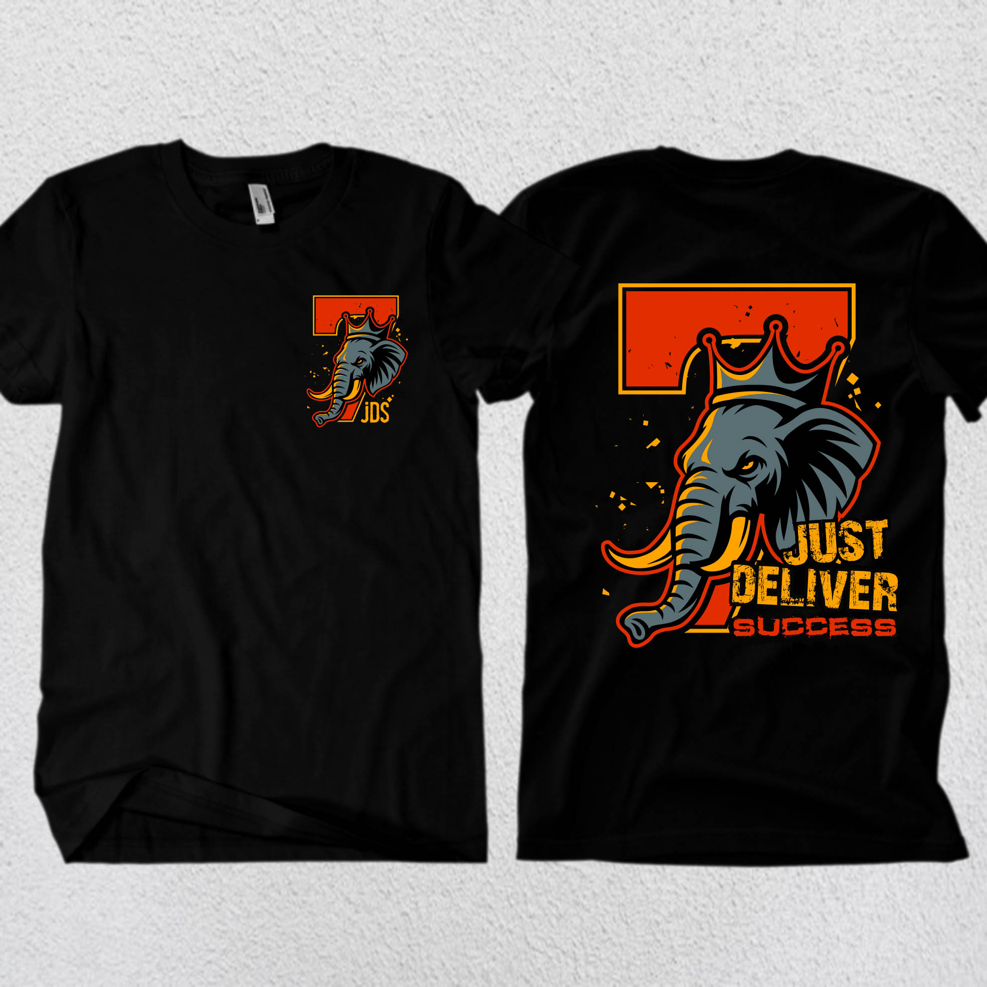 T-shirt Design by Rheanza for JDS- just deliver success  | Design #36163688