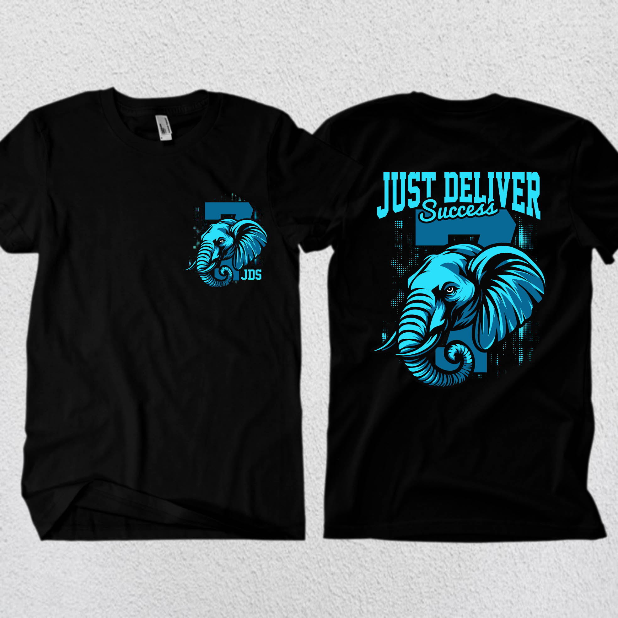 T-shirt Design by Rheanza for JDS- just deliver success  | Design #36163694