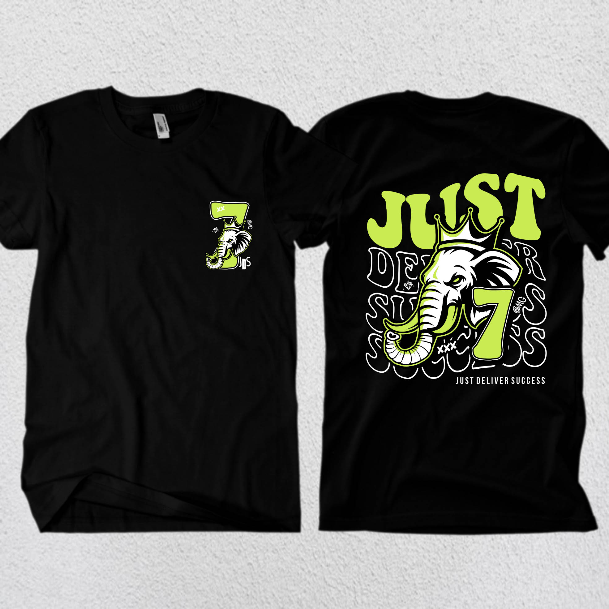 T-shirt Design by Rheanza for JDS- just deliver success  | Design #36172794