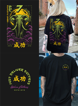 T-shirt Design by DoppelGanger Studio for JDS- just deliver success  | Design: #36183351